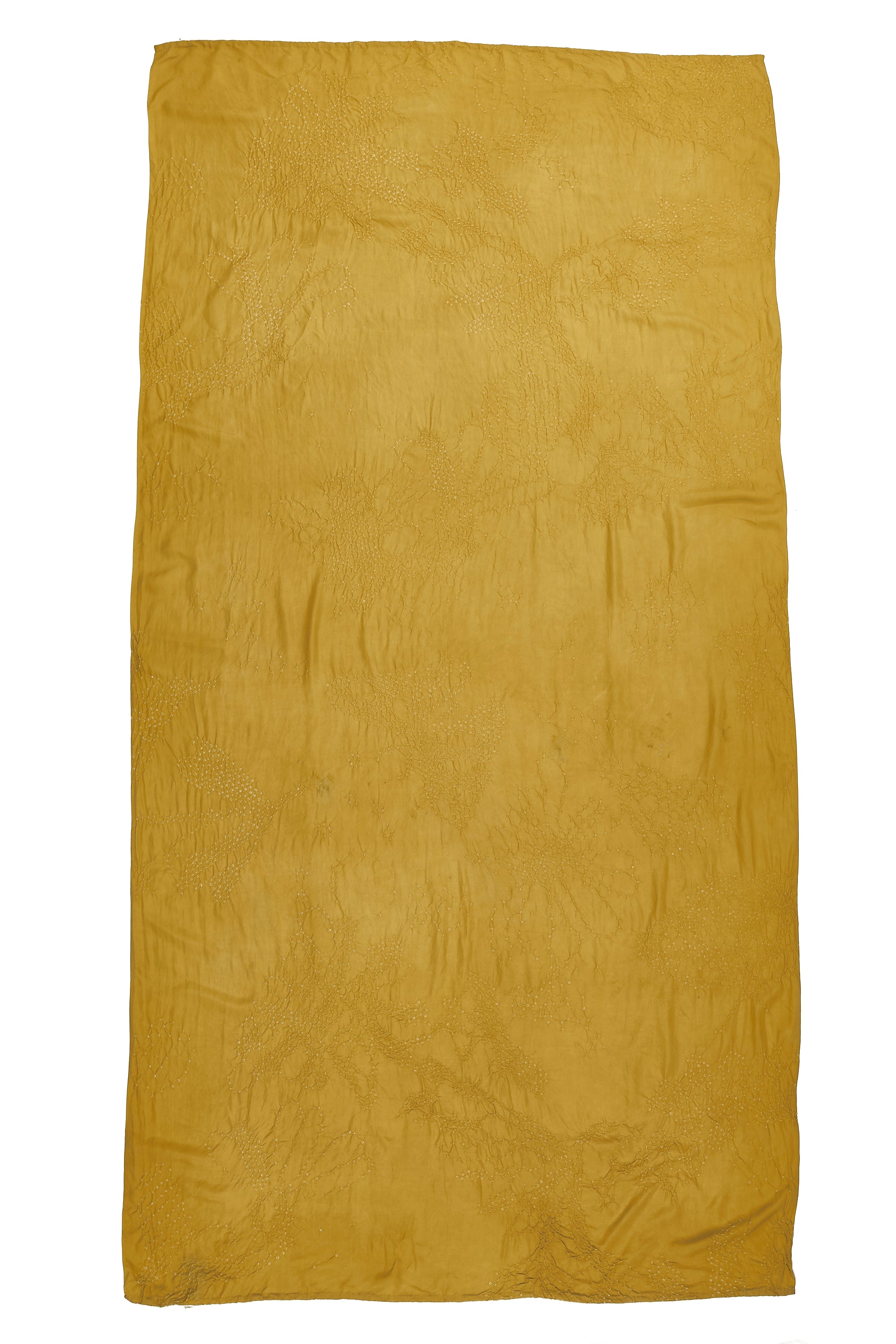OCHRE YELLOW BANDHANI SCARF