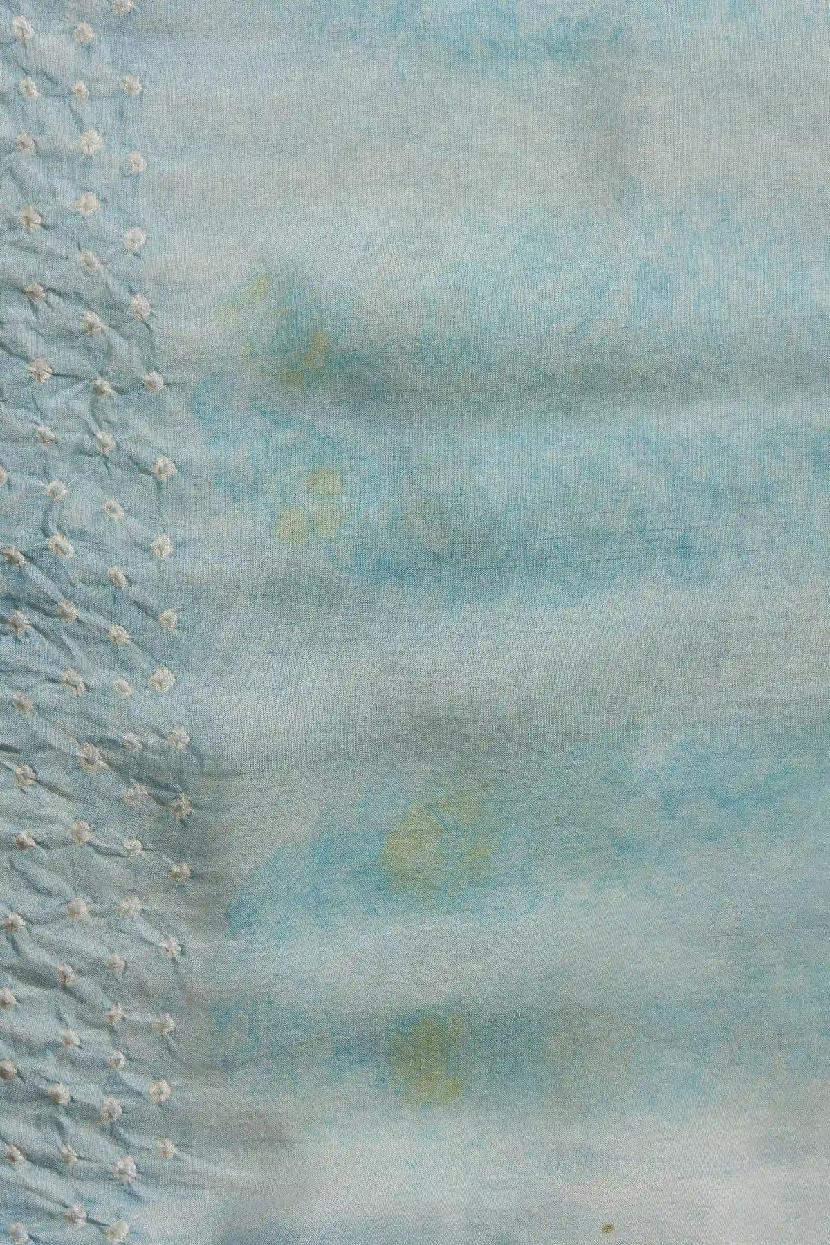 Silk Scarf with Bandhani