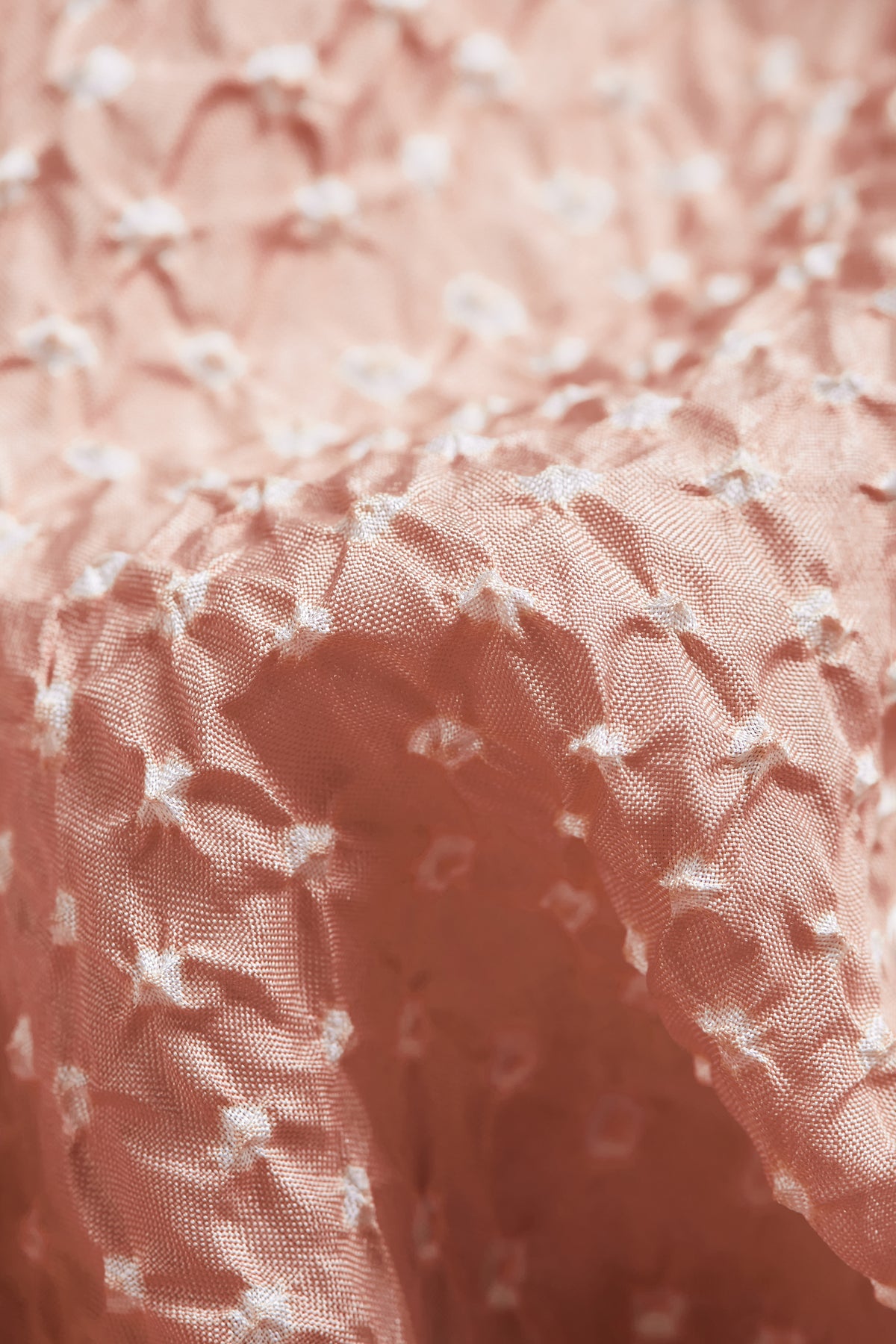 Close-up of pink fabric
