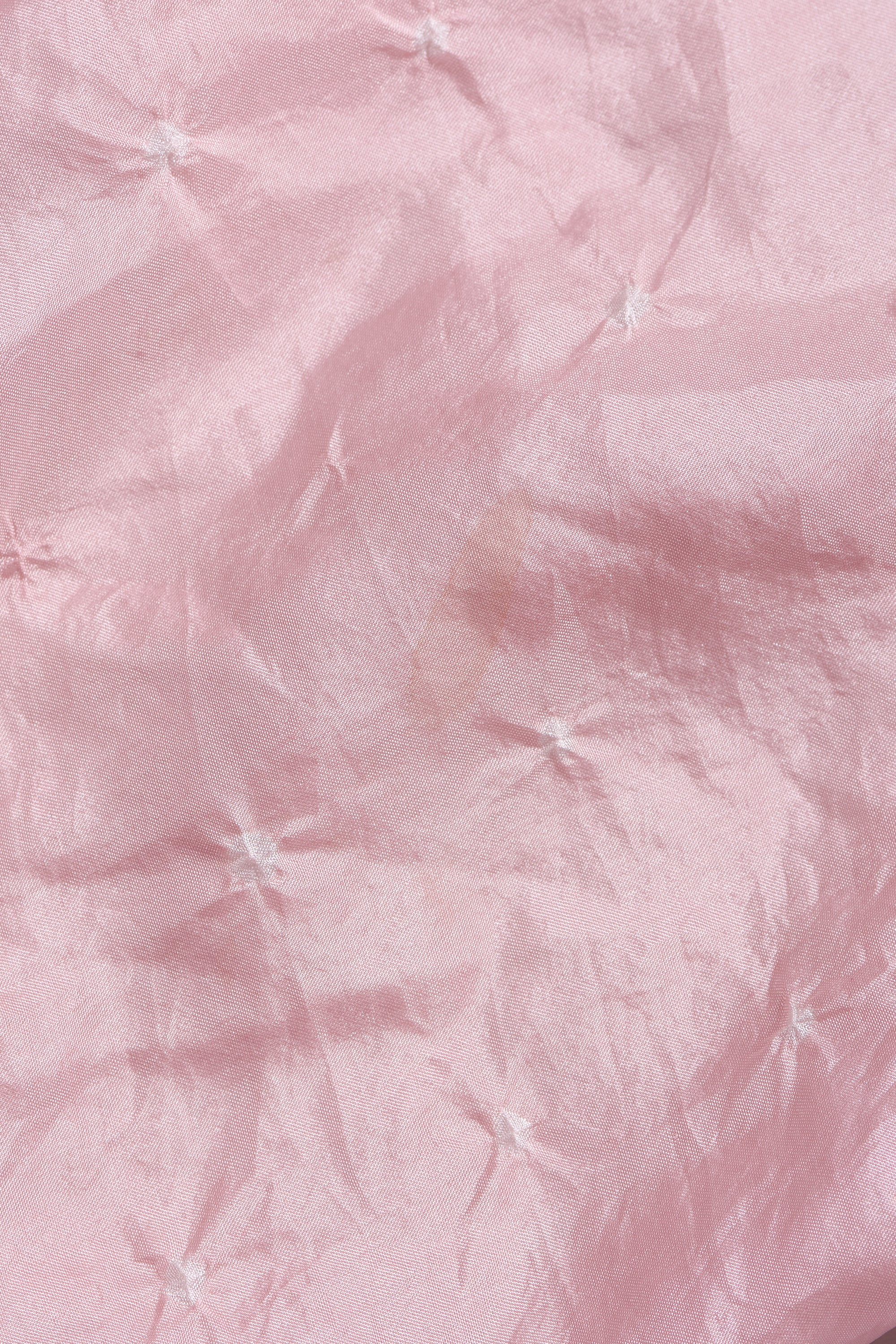 LIGHT PINK SILK WITH BANDHANI SCARF