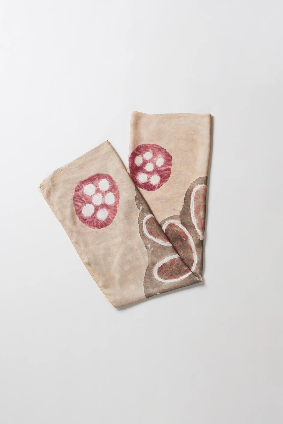 Kalamkari Silk Scarf in Multi Colour