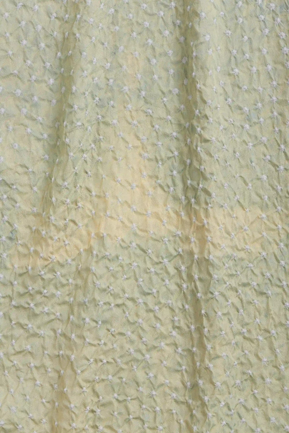 Bandhani Dress in Mint Green