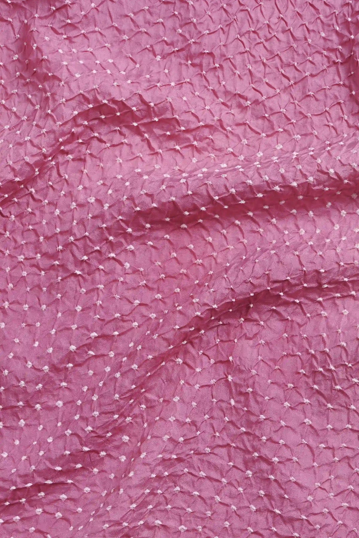 Bandhani Fuschia Pink Scarf
