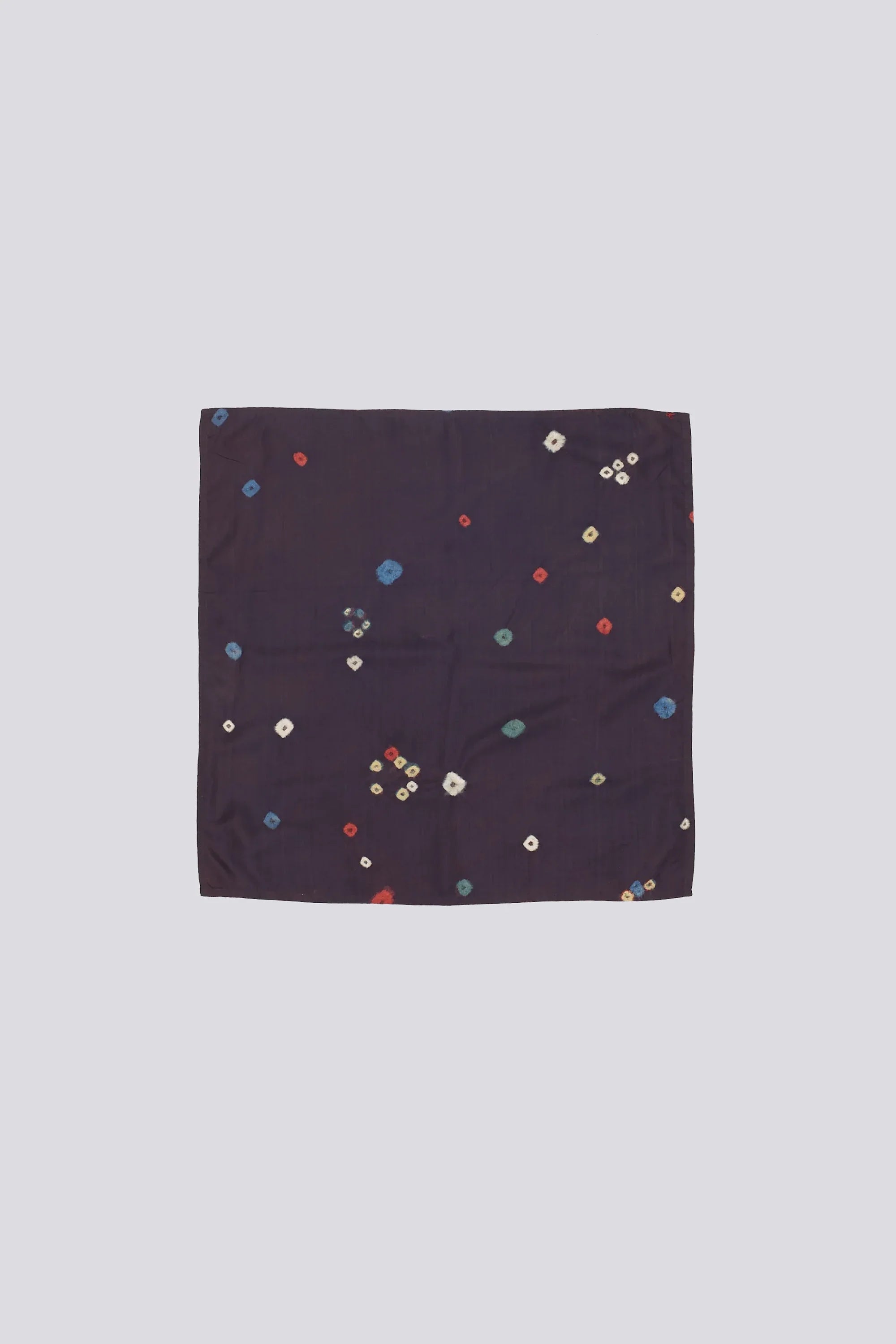 Madder Violet Silk Bandhani Scarf