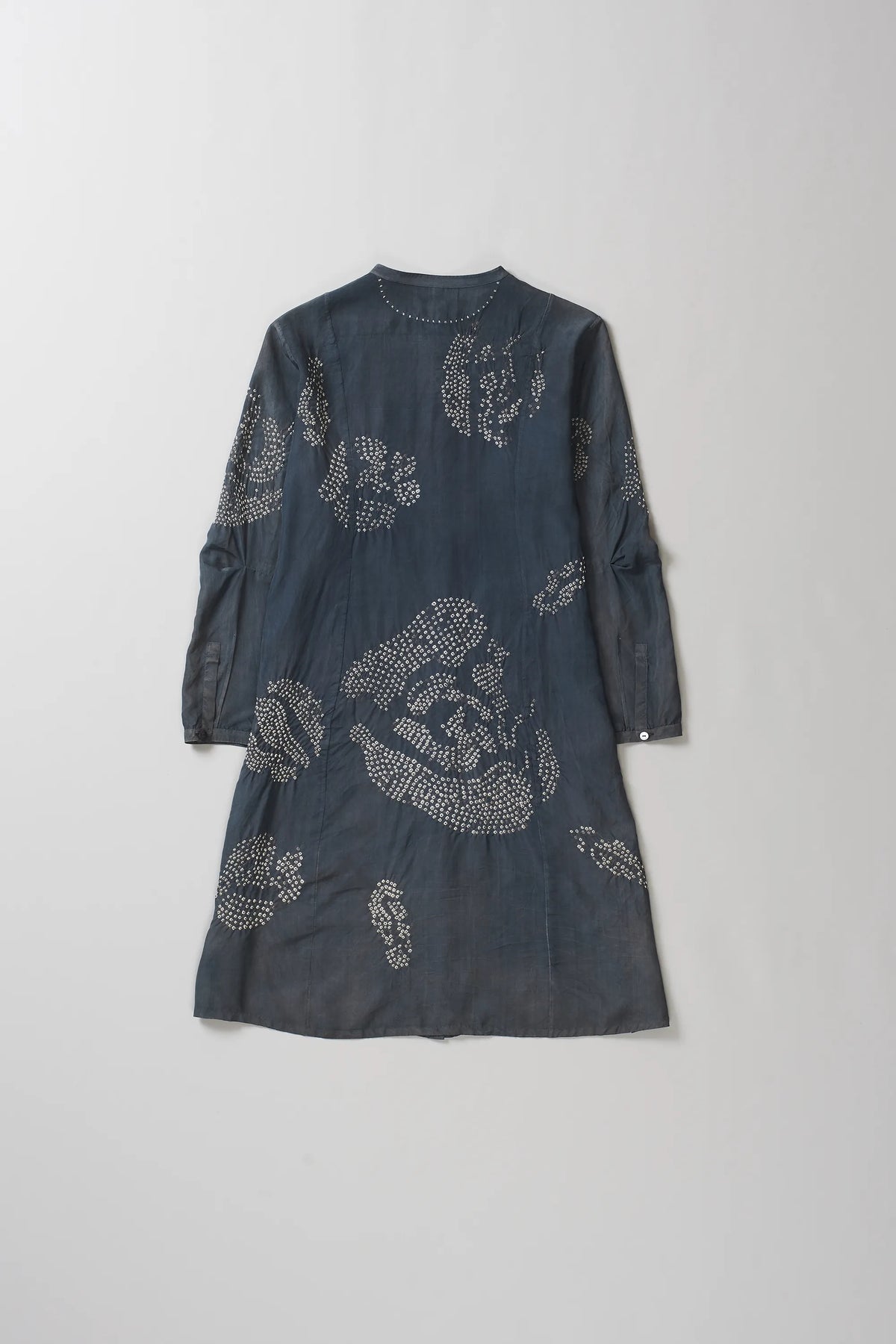 Floral Bandhani Silk Dress