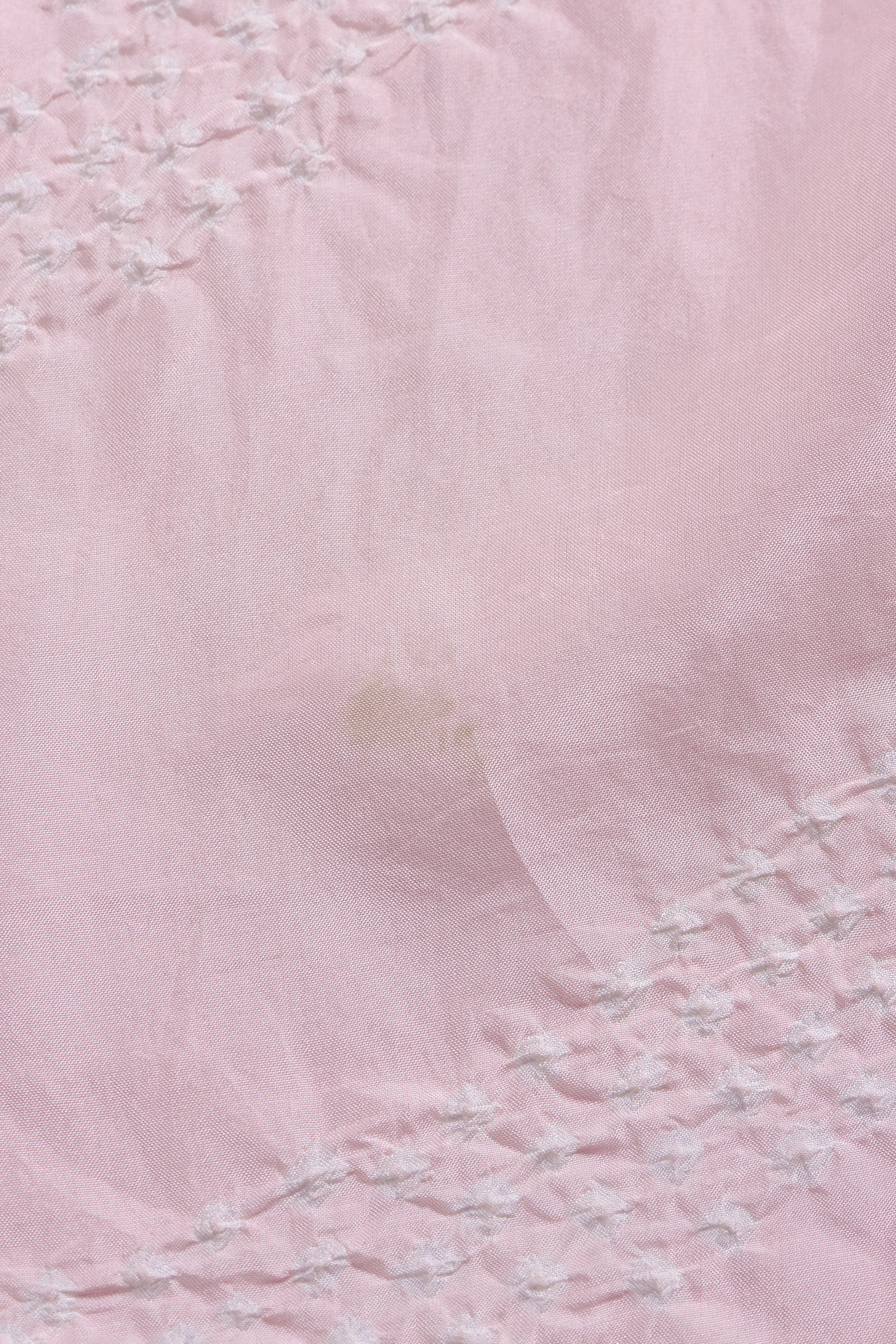 Close-up of a pink textured fabric