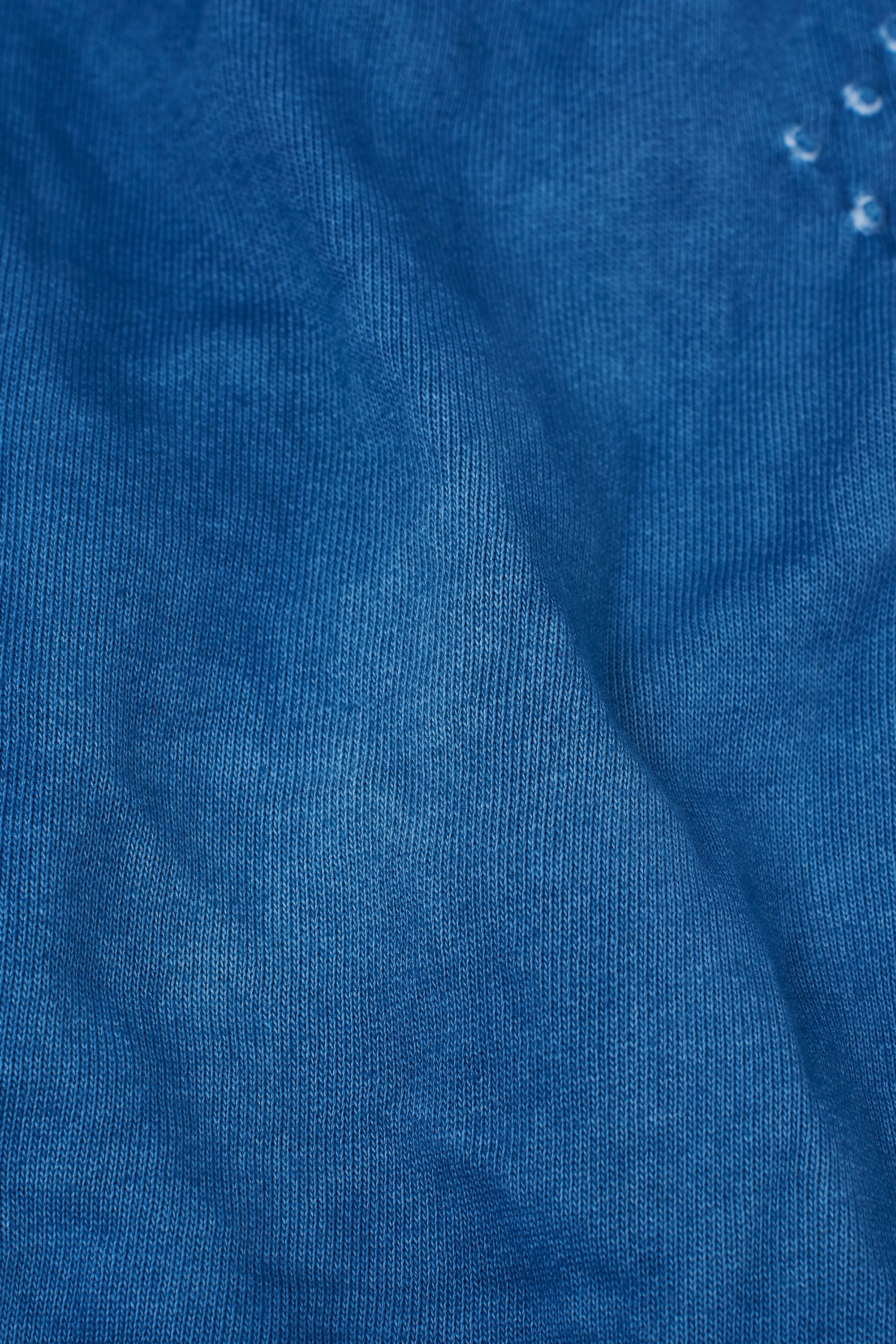 Medium Indigo Organic Cotton Knits with Bandhani Sweatshirt
