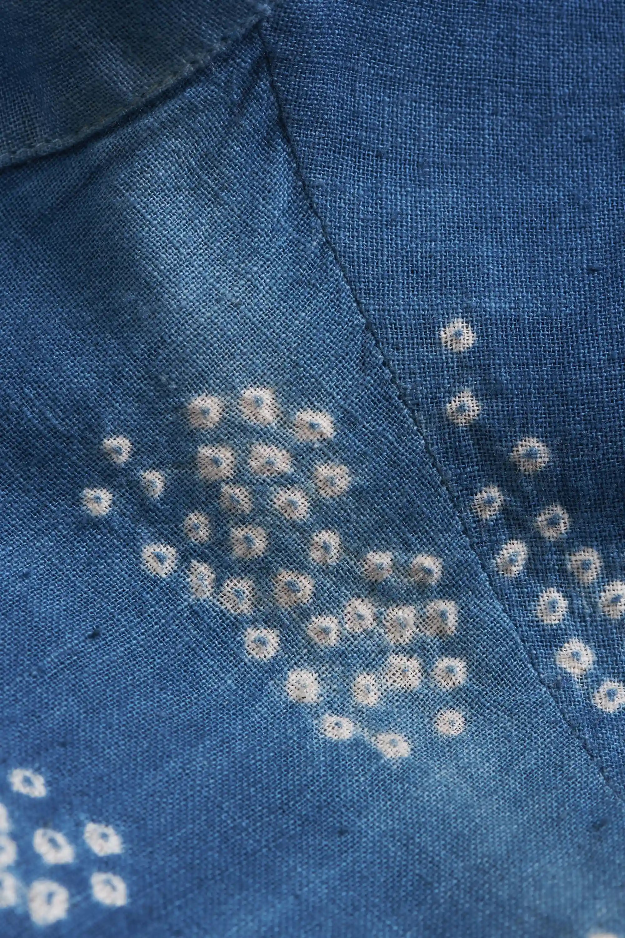 Medium Indigo Women Flared Top Shirt