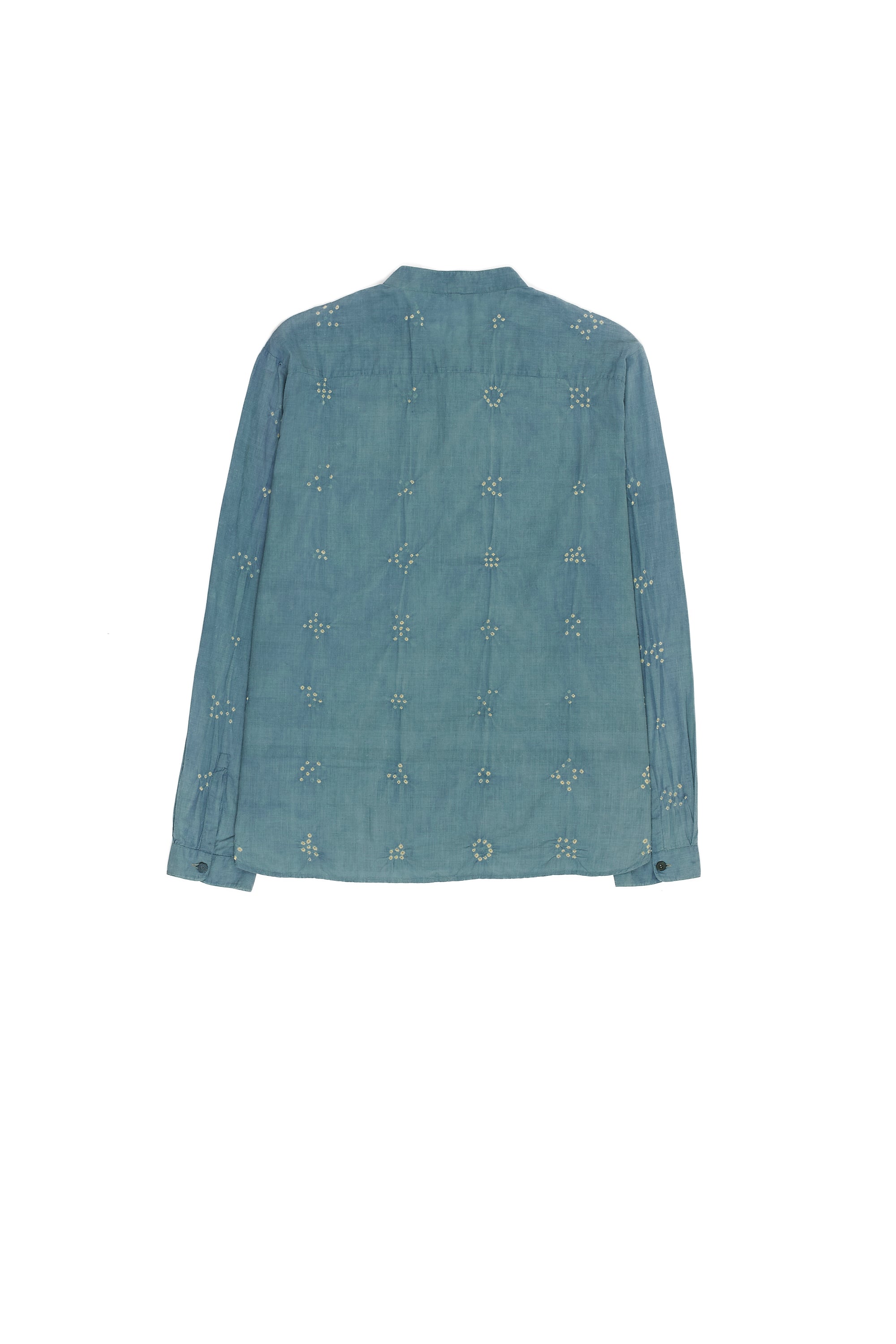 TURQUOISE FULL SLEEVE SHIRT ORGANIC COTTON