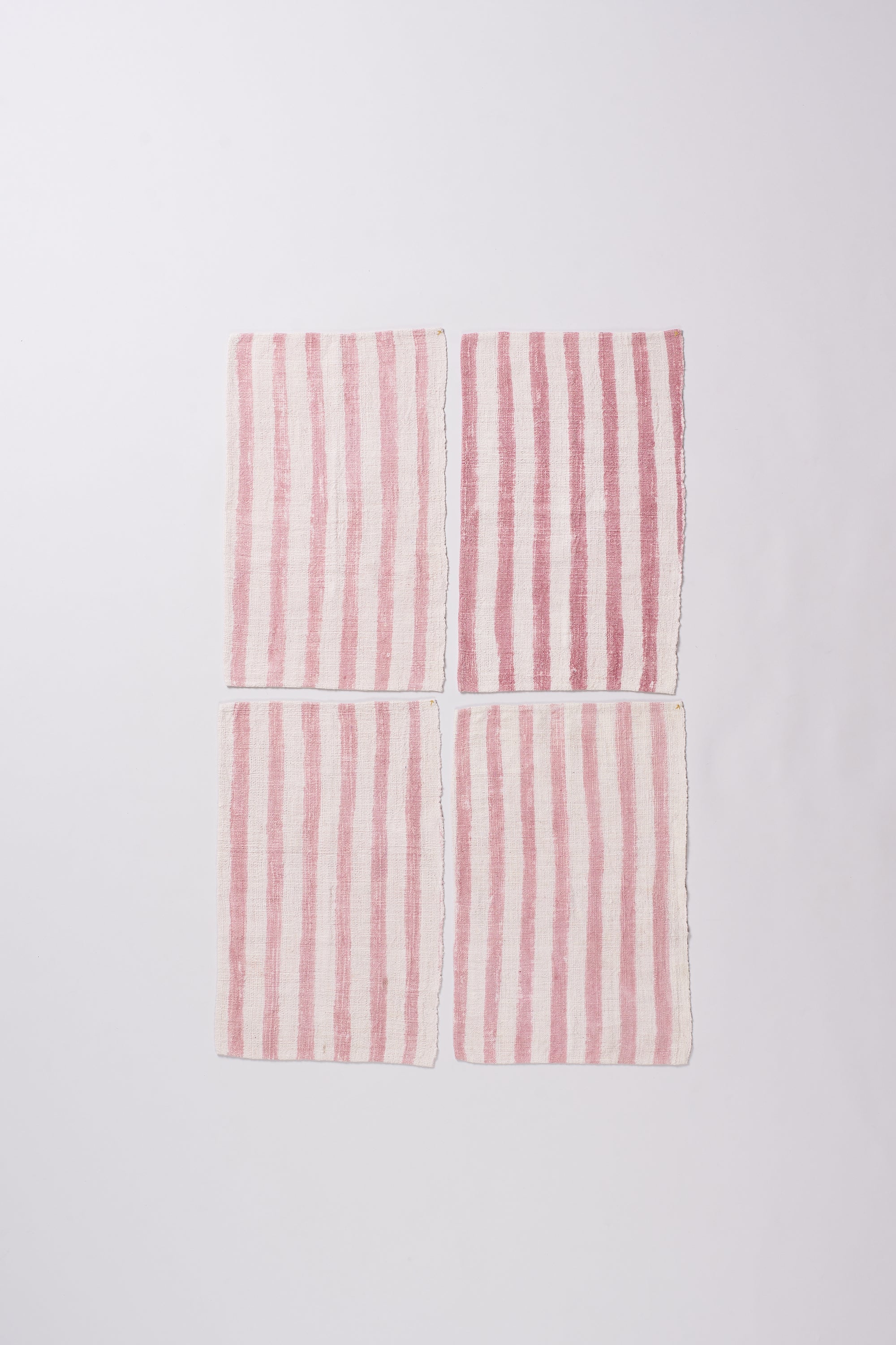 Washed Pink Organic Cotton Towels