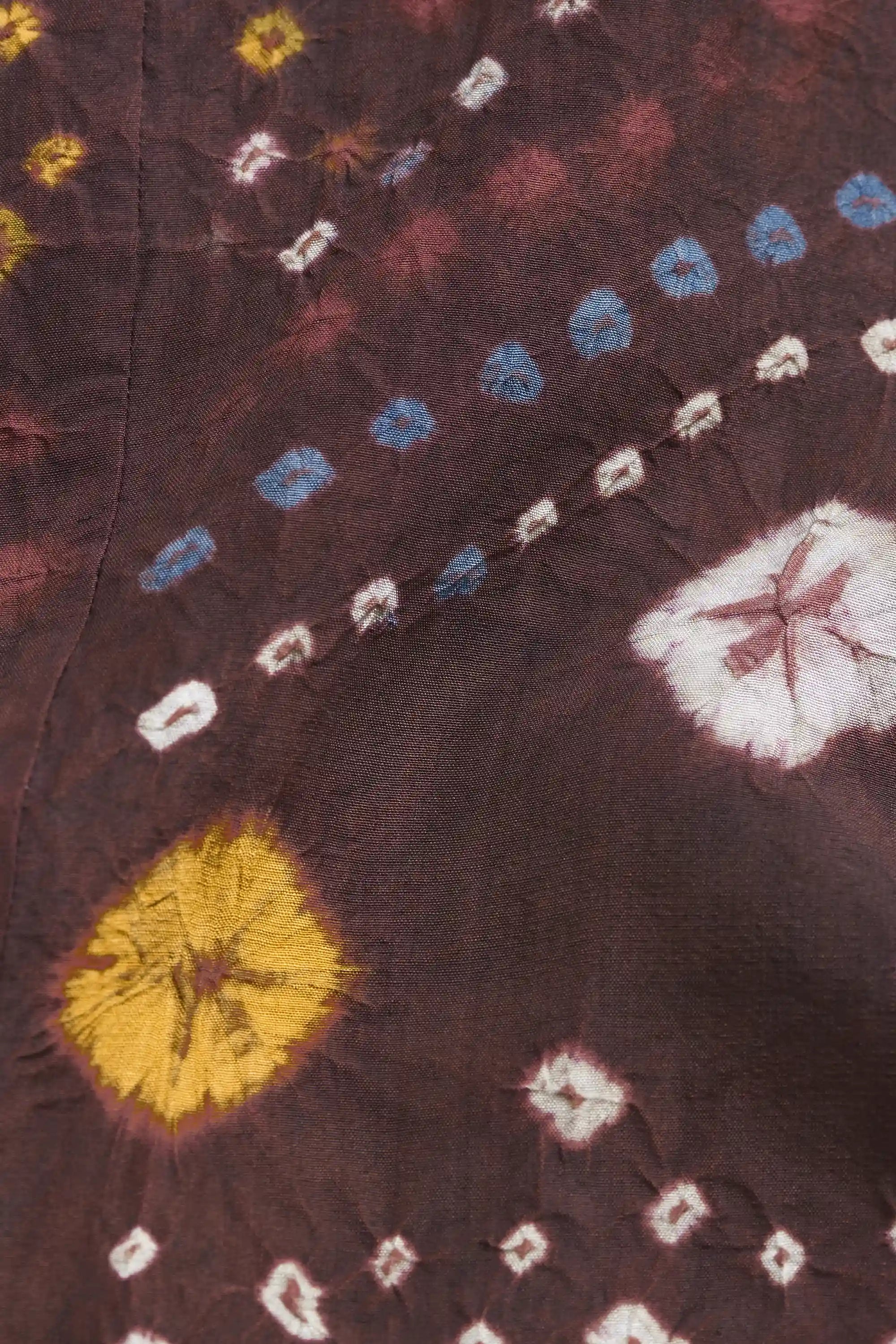 Madder Violet Bandhani Dress
