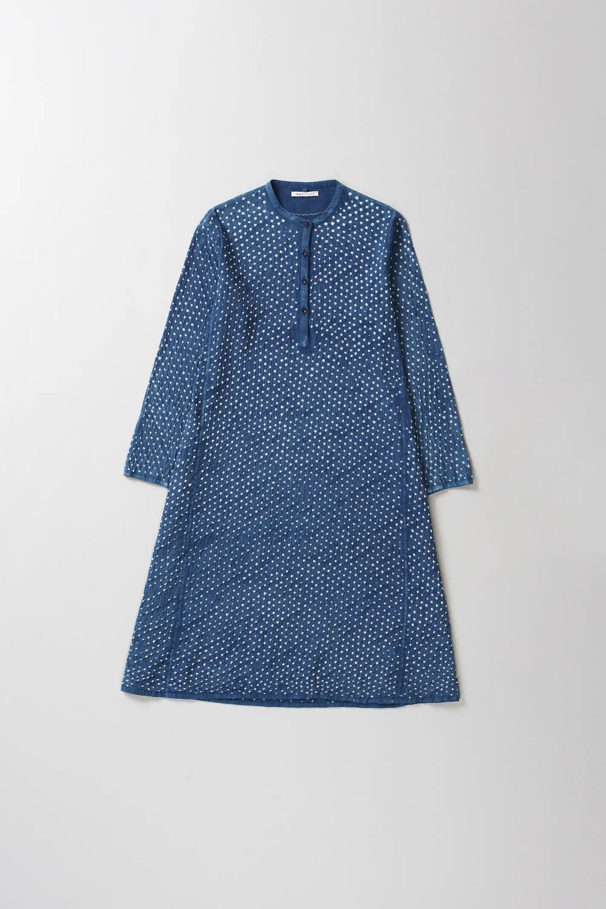 Llupini Bandhani Indigo dress