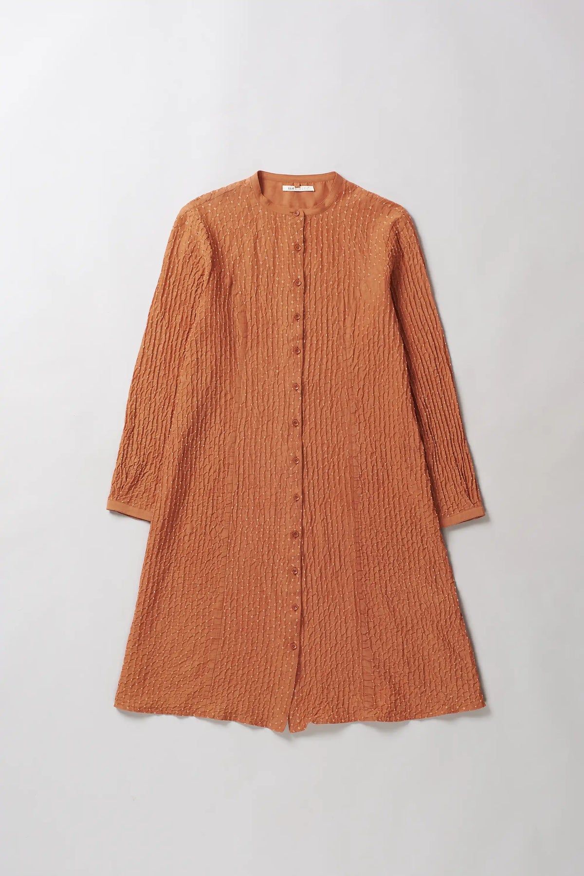 Sunset Orange Bandhani Women Dress