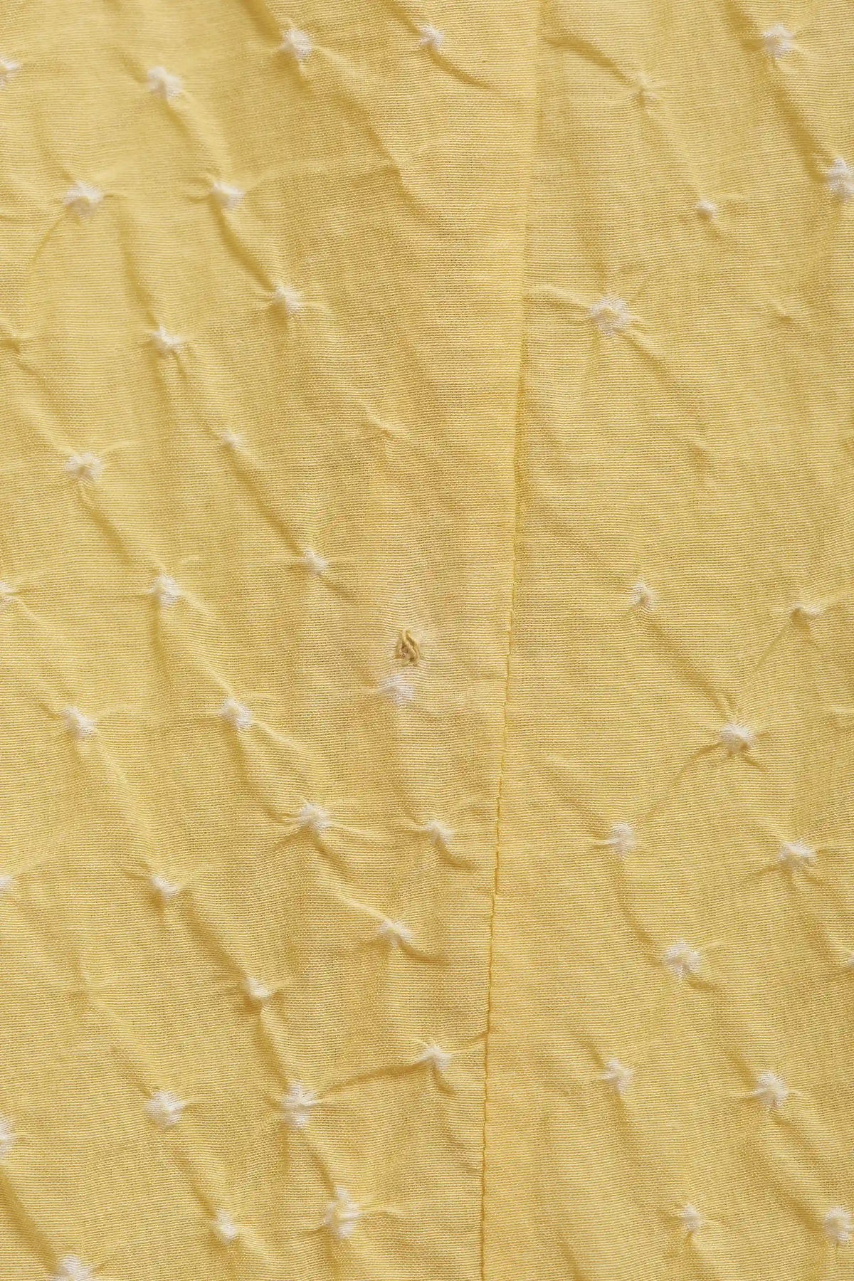 Bright Yellow Bandhani Women Dress