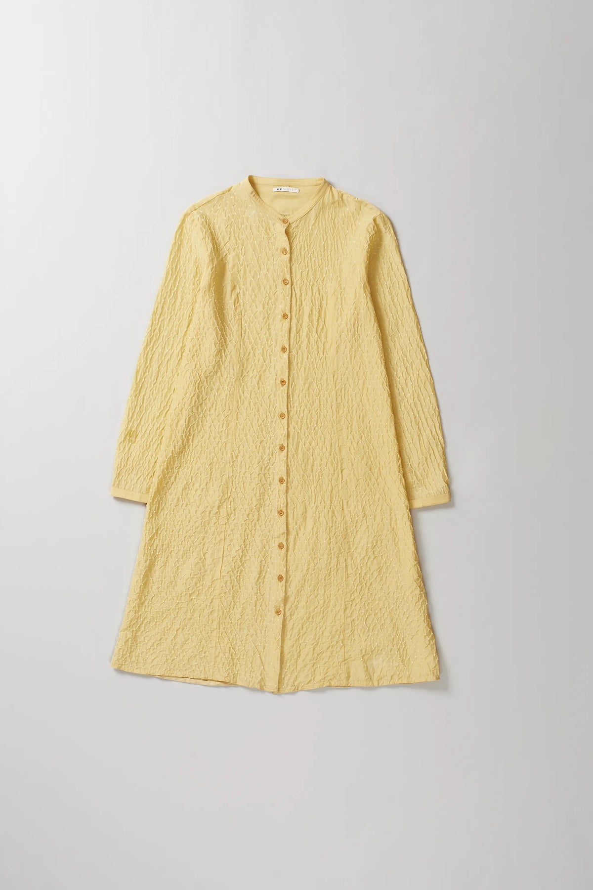Bright Yellow Bandhani Women Dress