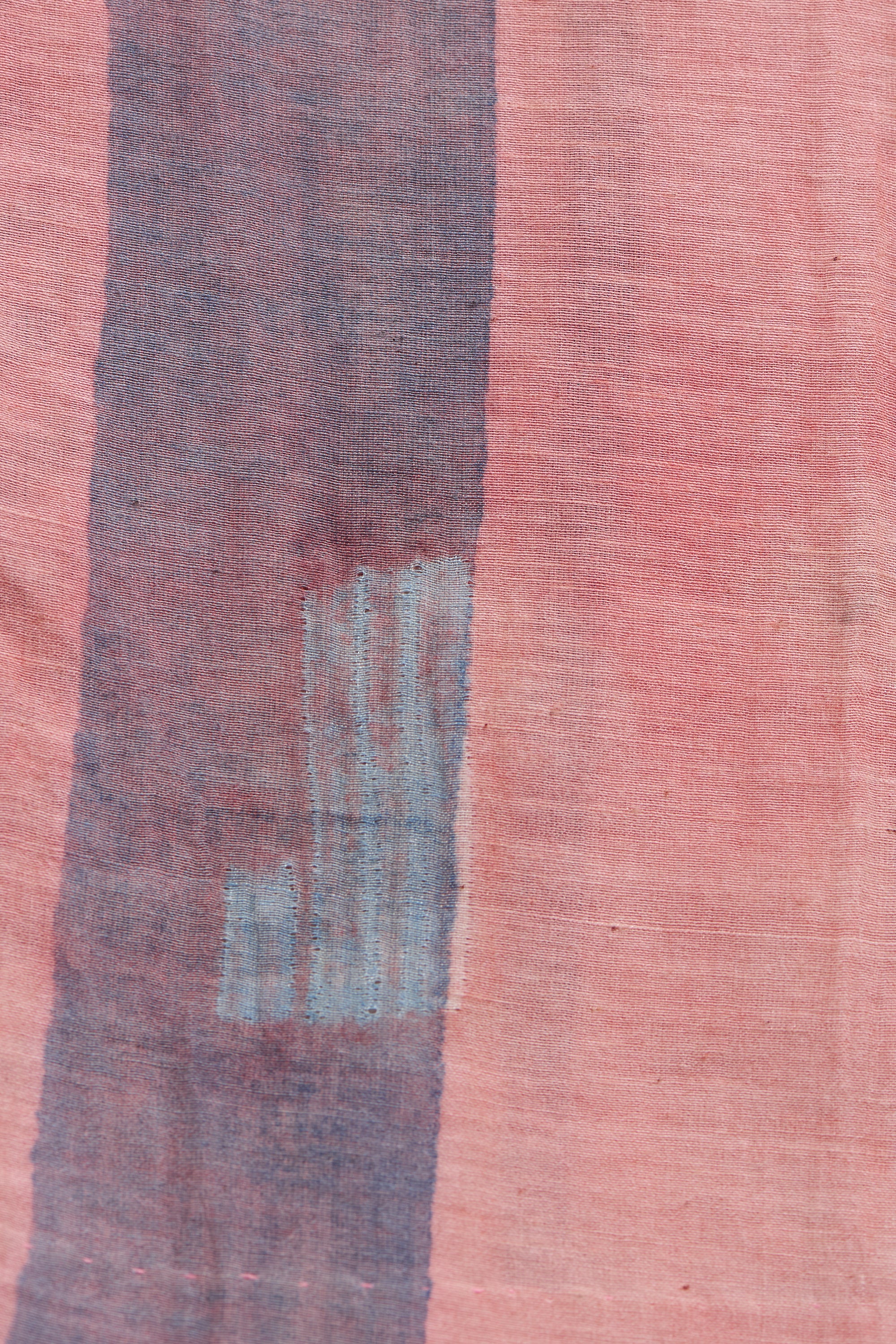 CHALK PINK SHIBORI COTTON SILK BLEND PANTS