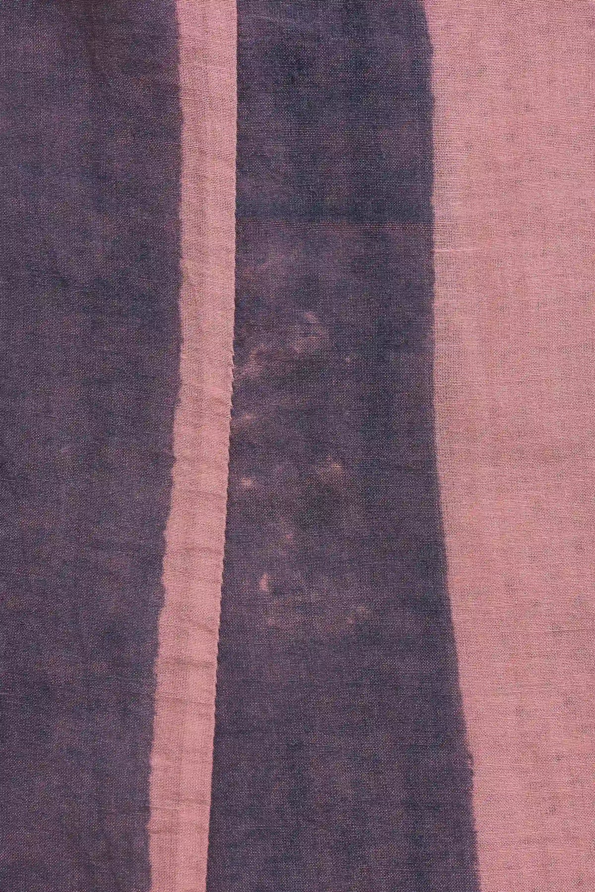 CHALK PINK SHIBORI BLOCK PRINT COTTON SILK BLEND WOMEN'S DRESS