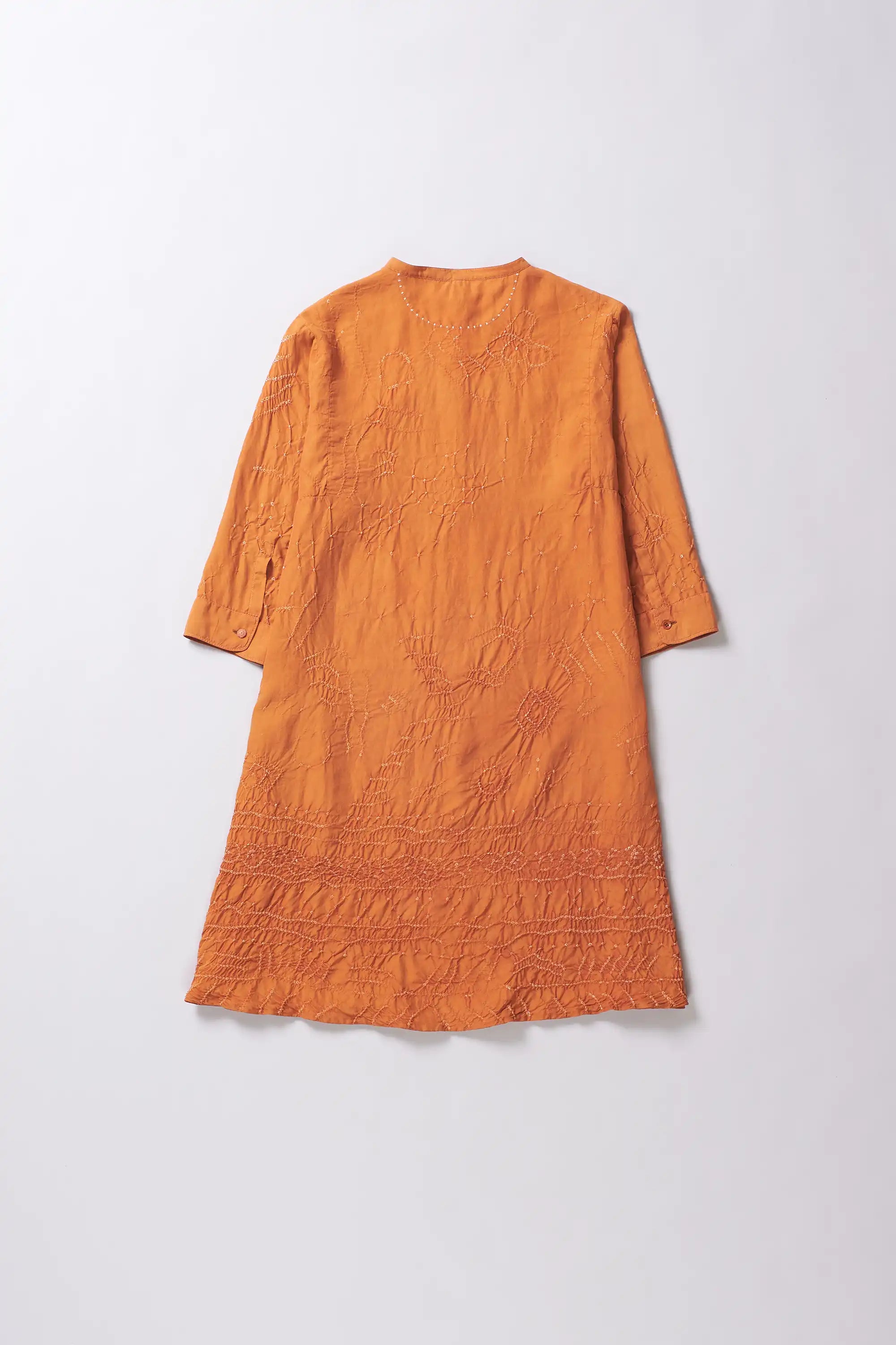 Flared Women Bandhani Dress