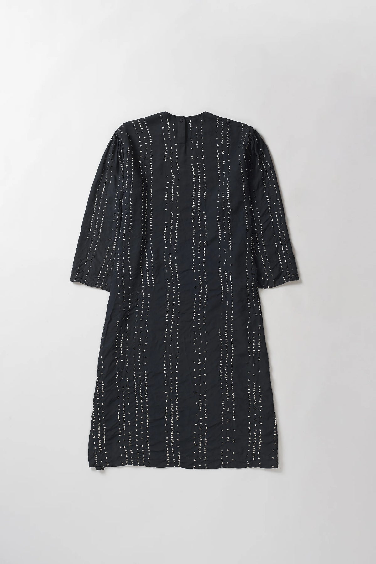 Relaxed Fit Silk Bandhani Women Dress