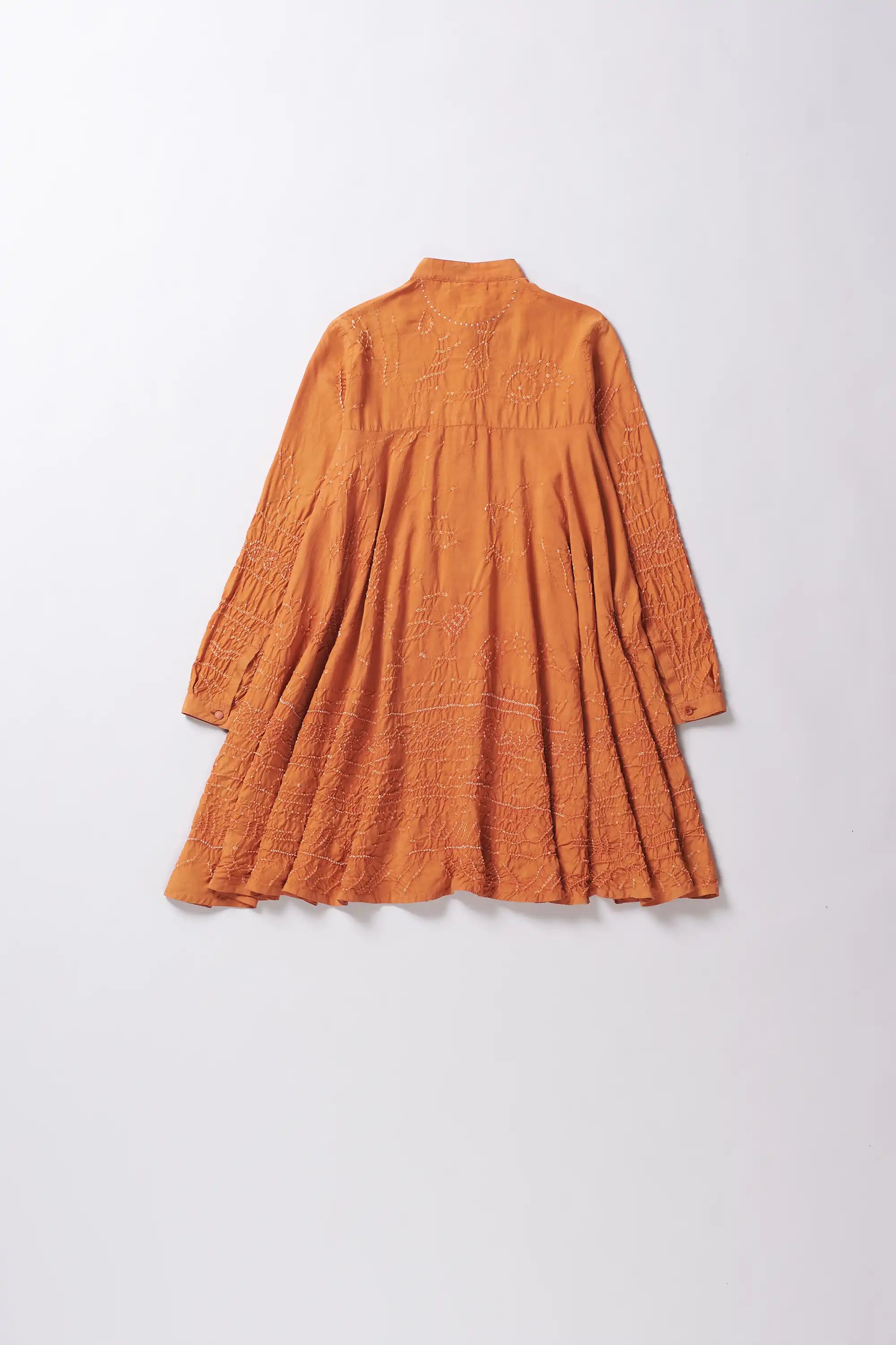 Silk Bandhani Women Shirt