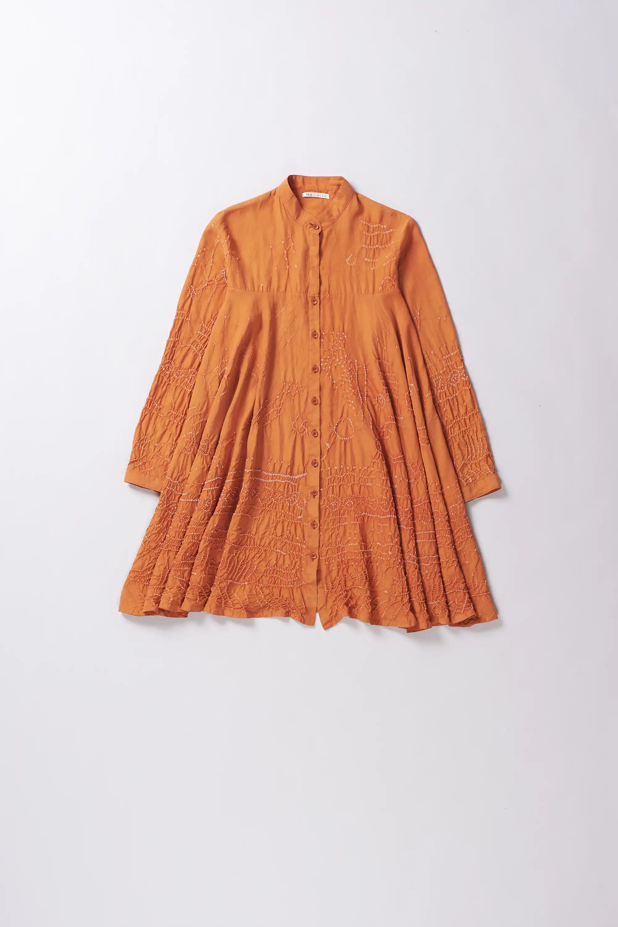 Silk Bandhani Women Shirt