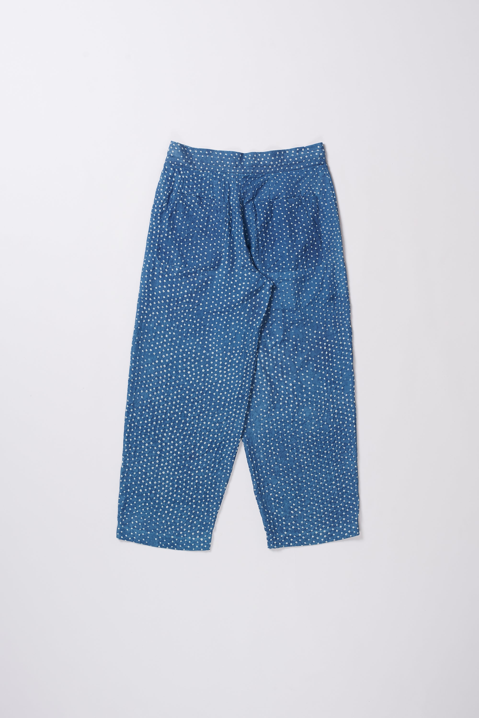 MEDIUM INDIGO SILK PANT