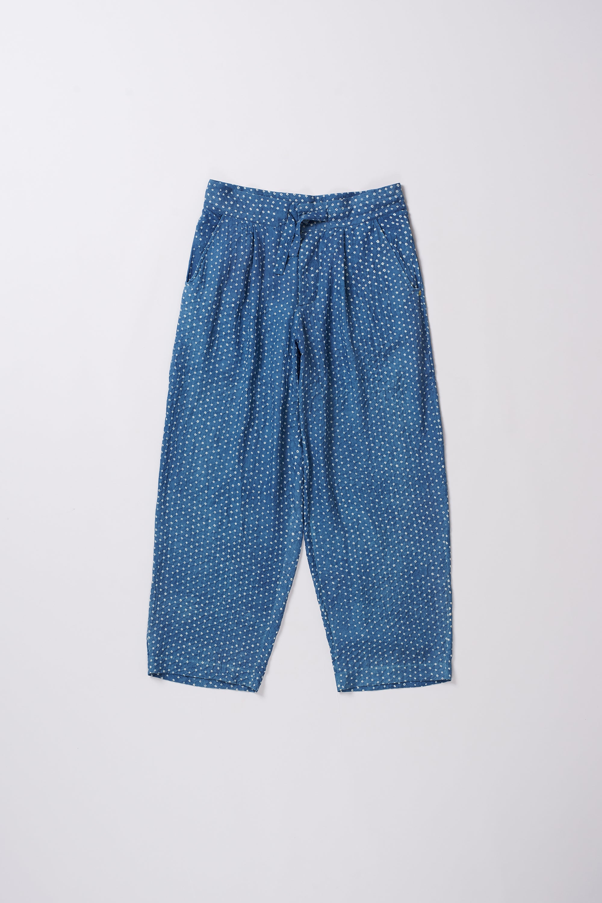 MEDIUM INDIGO SILK PANT