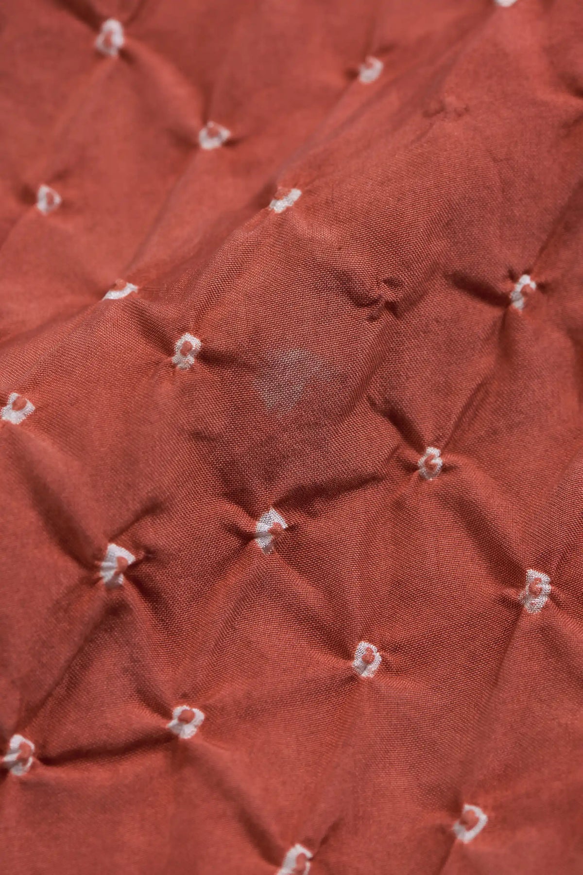 Relaxed Fit Bandhani Shirt Dyed in Rough Pink