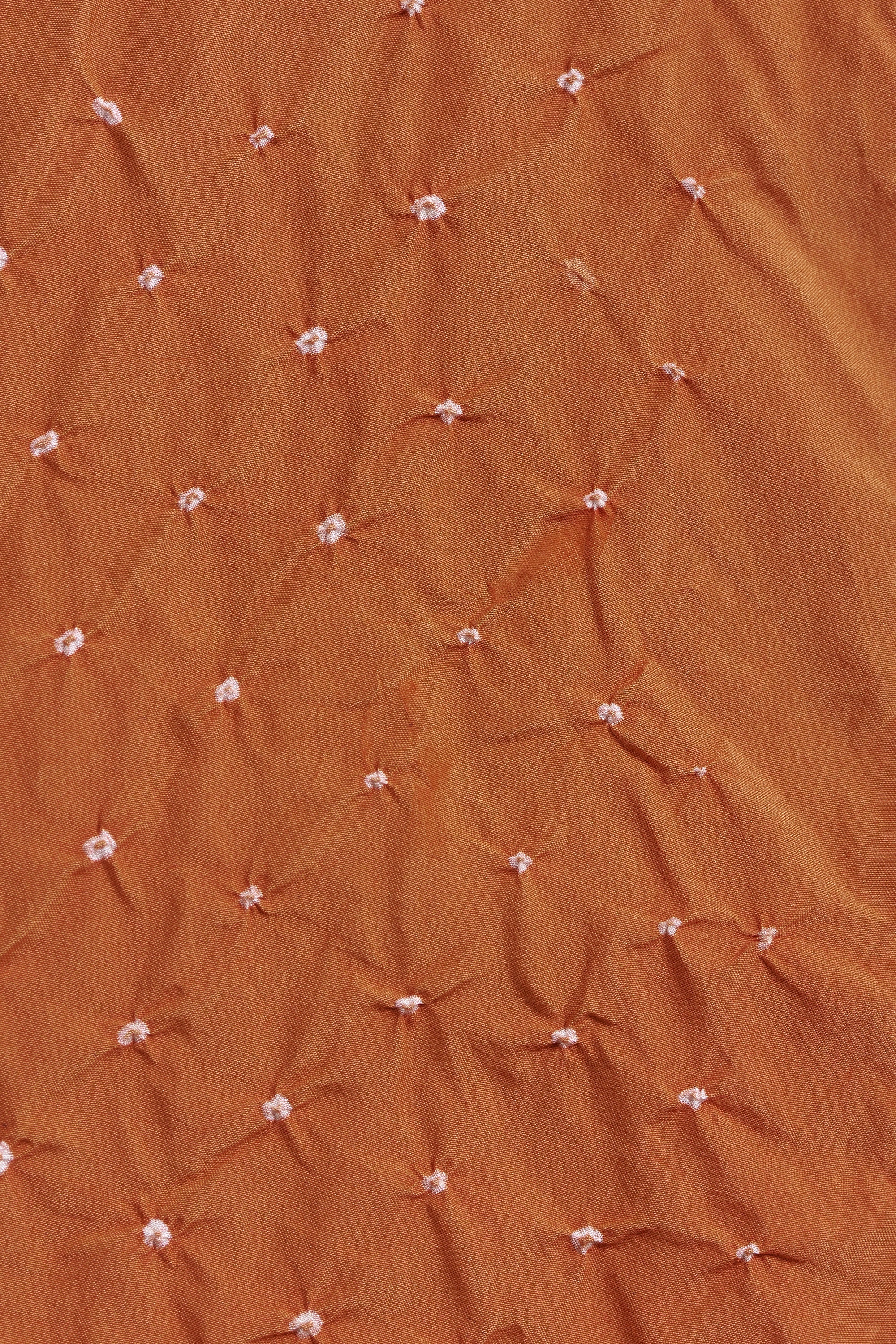 Close-up of brown fabric