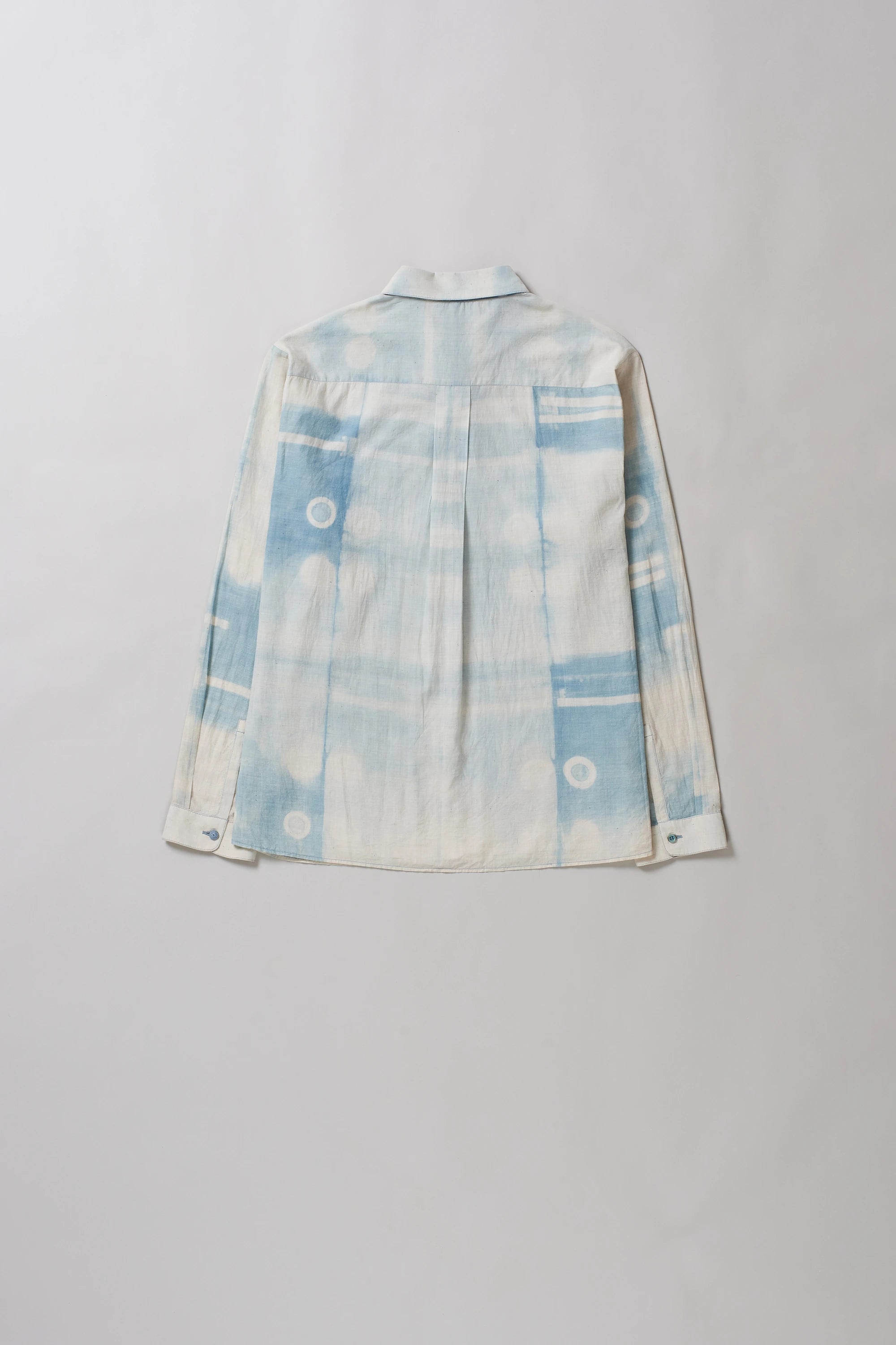Indigo Statement Clamp Dyed Summer Shirt