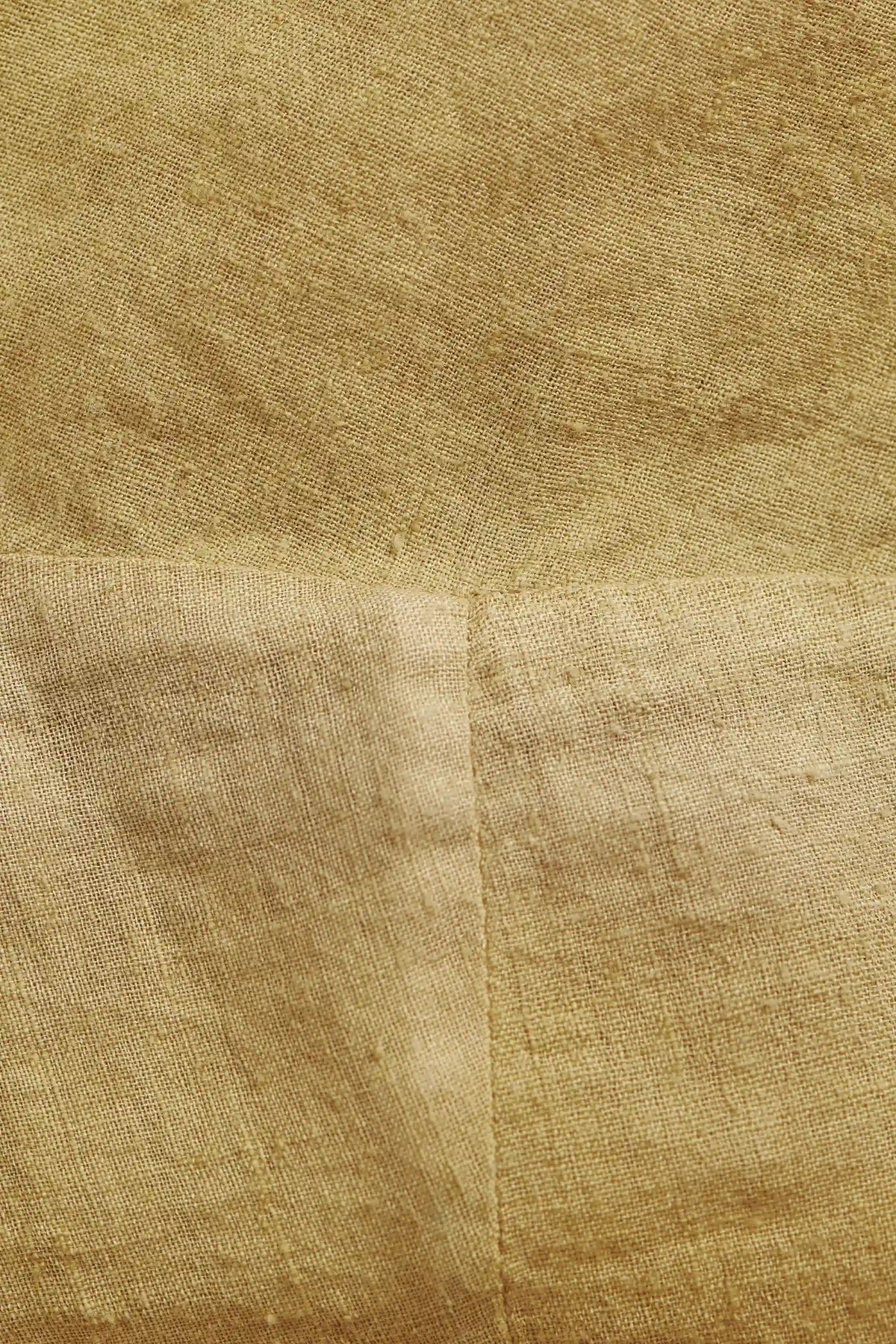 Bandhani Shirt Dress in Ochre Yellow