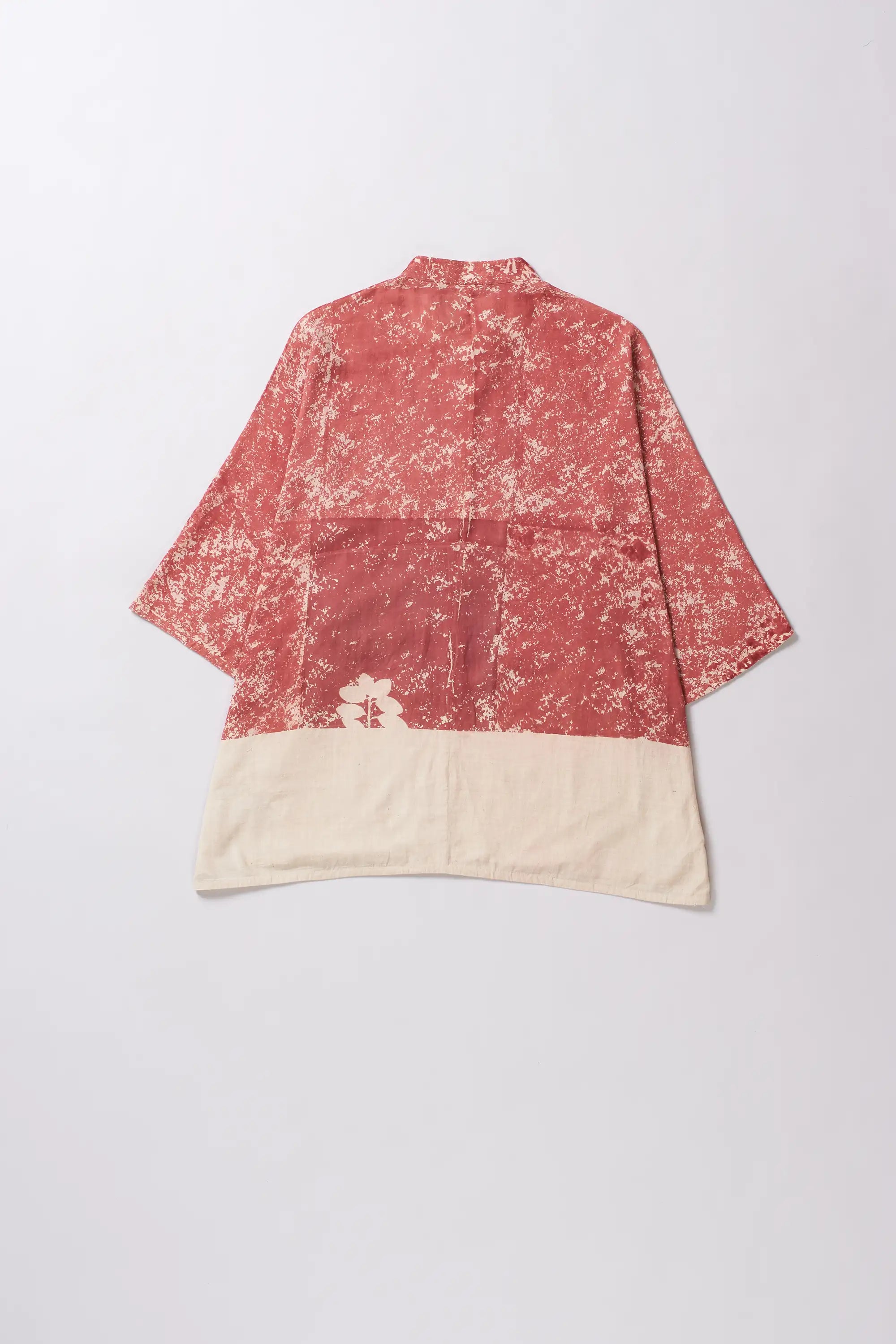 Multi Colour Blocked Screen Printed Shirt