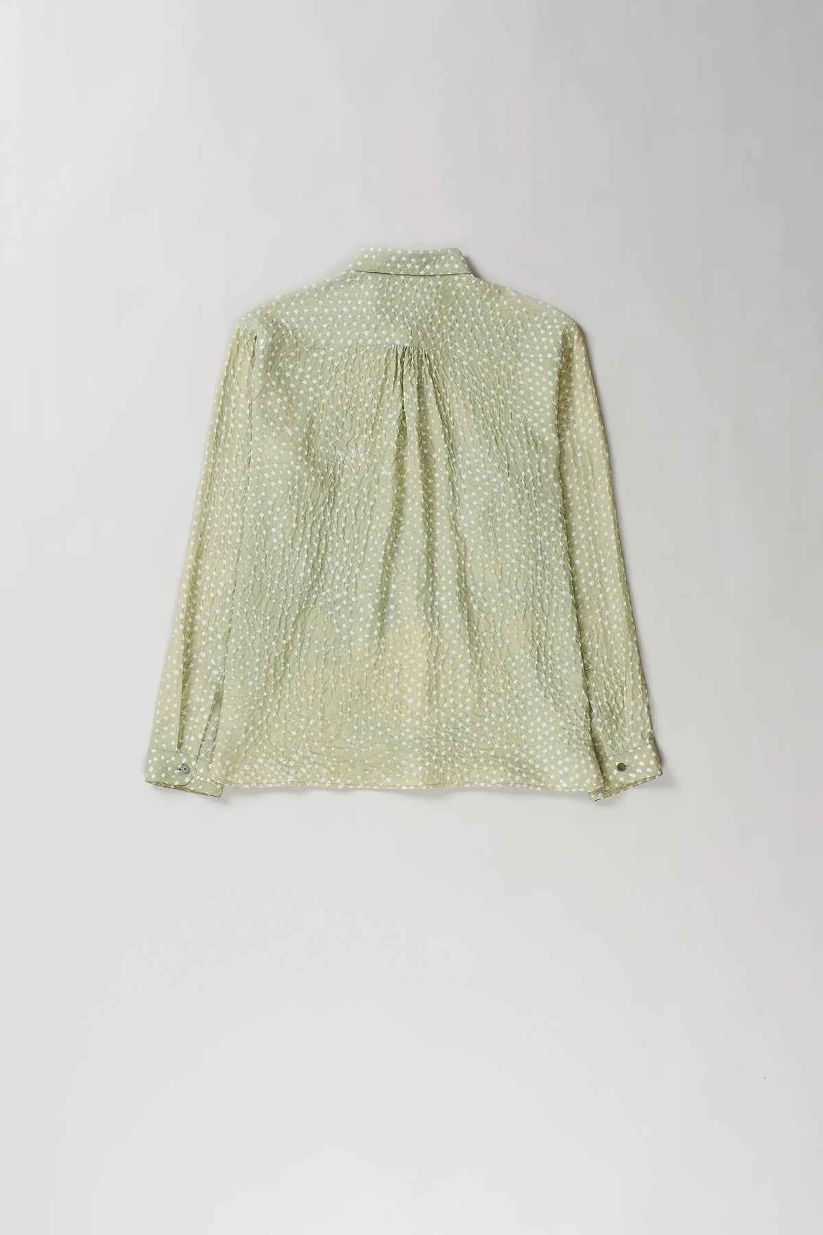 Mint Green Bandhani Unisex Shirt