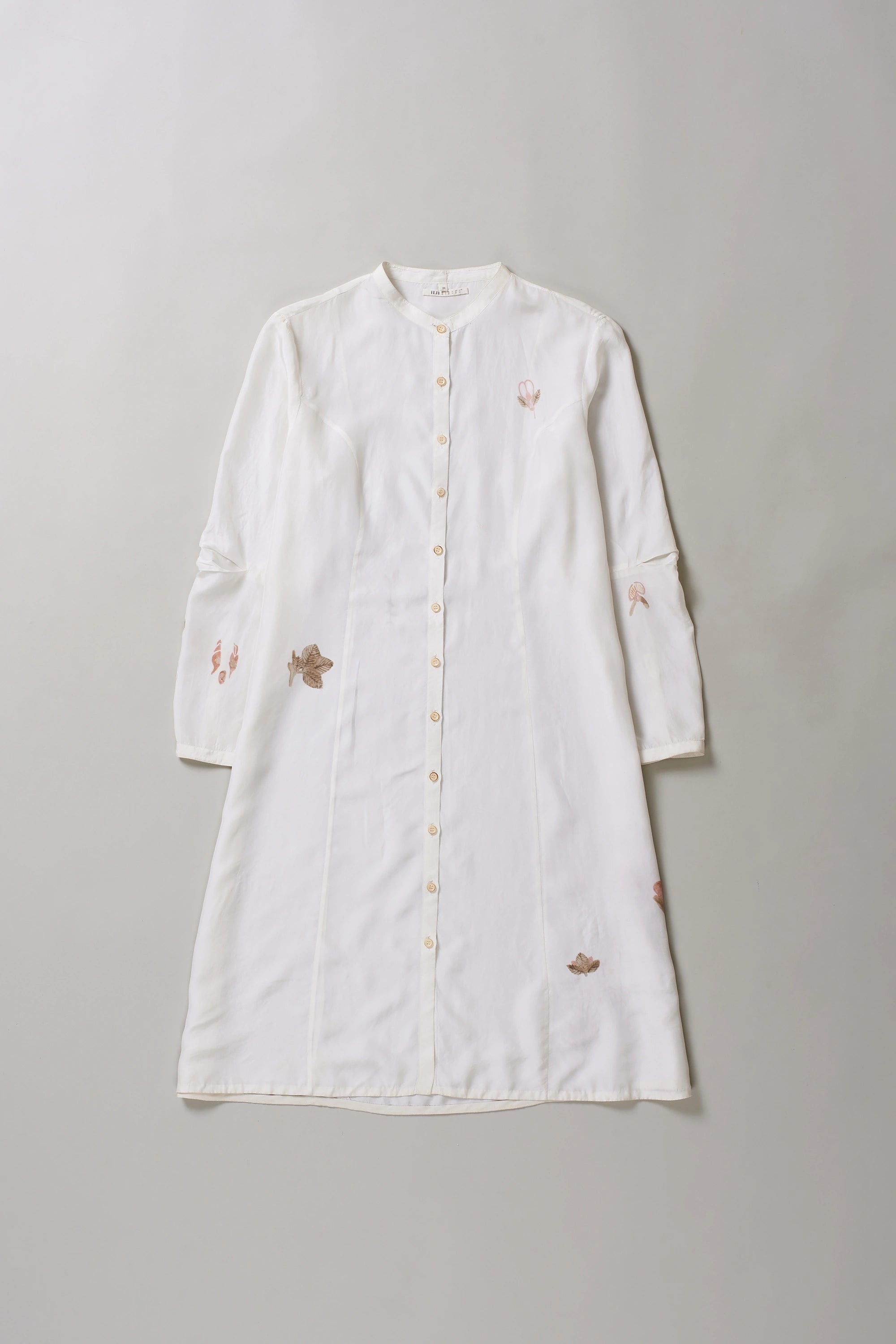 HAND PAINTED SILK STATEMENT DRESS