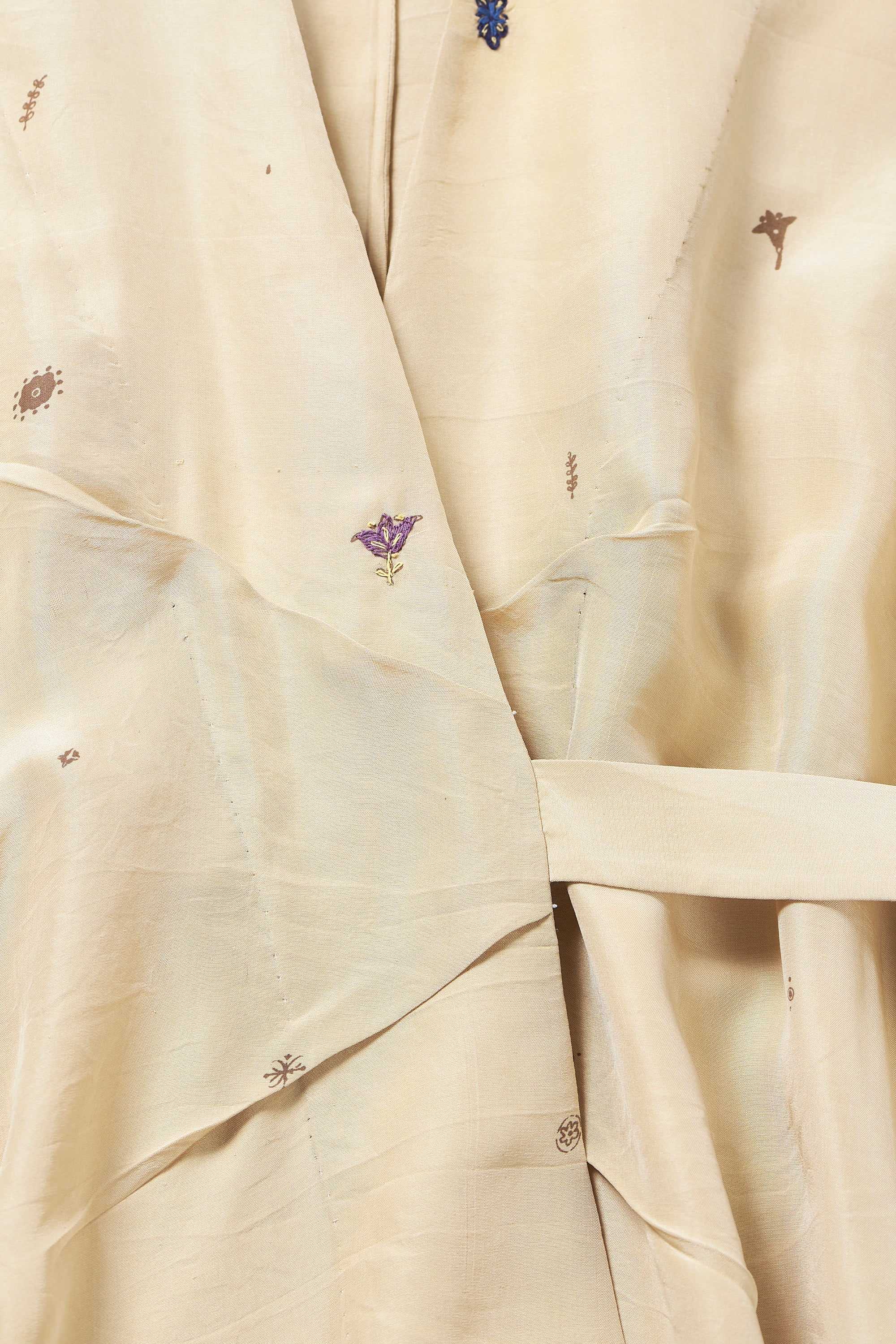 WHISKEY GOLD SILK DRESS
