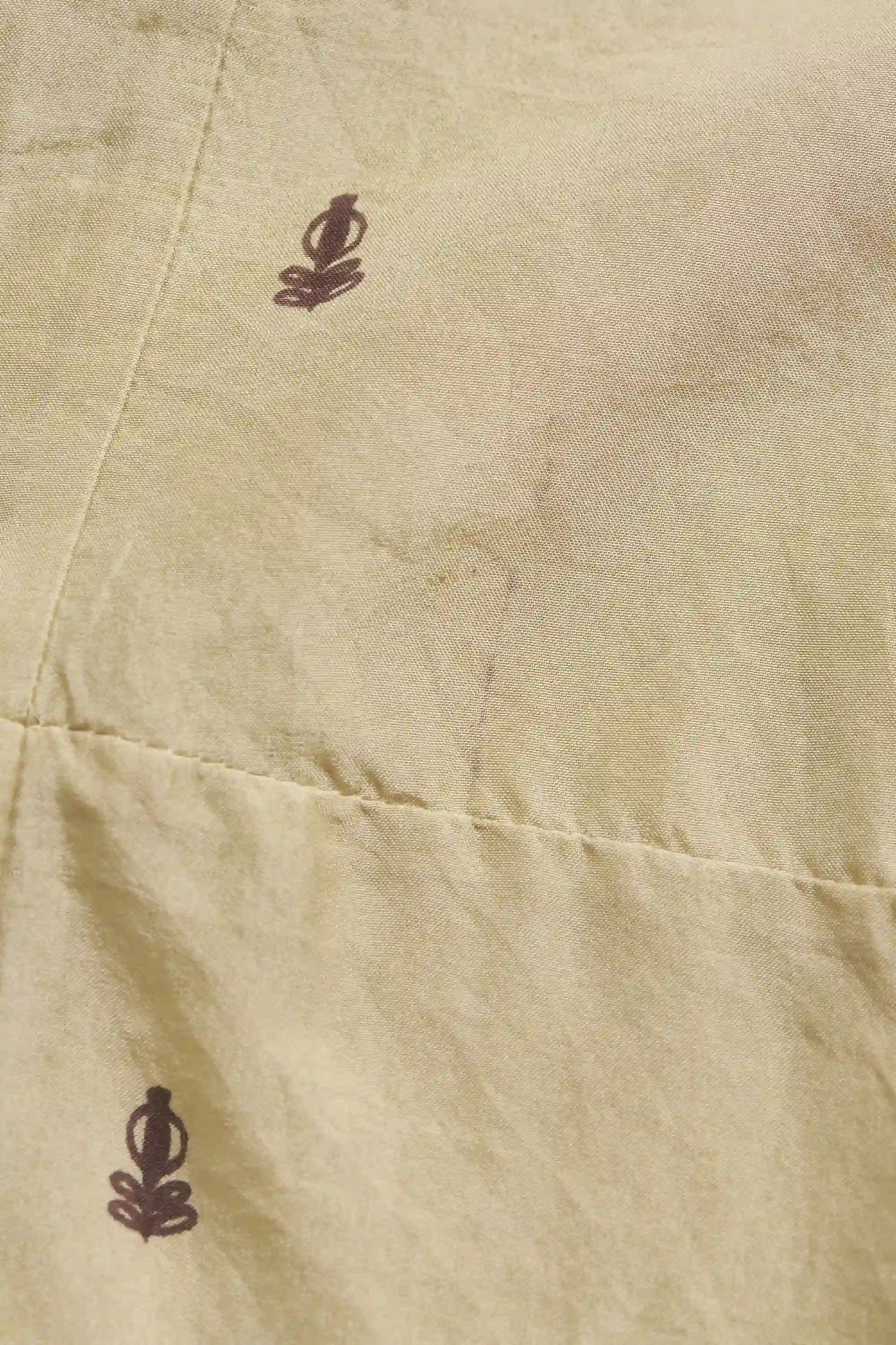 Whiskey Gold Silk Shirt