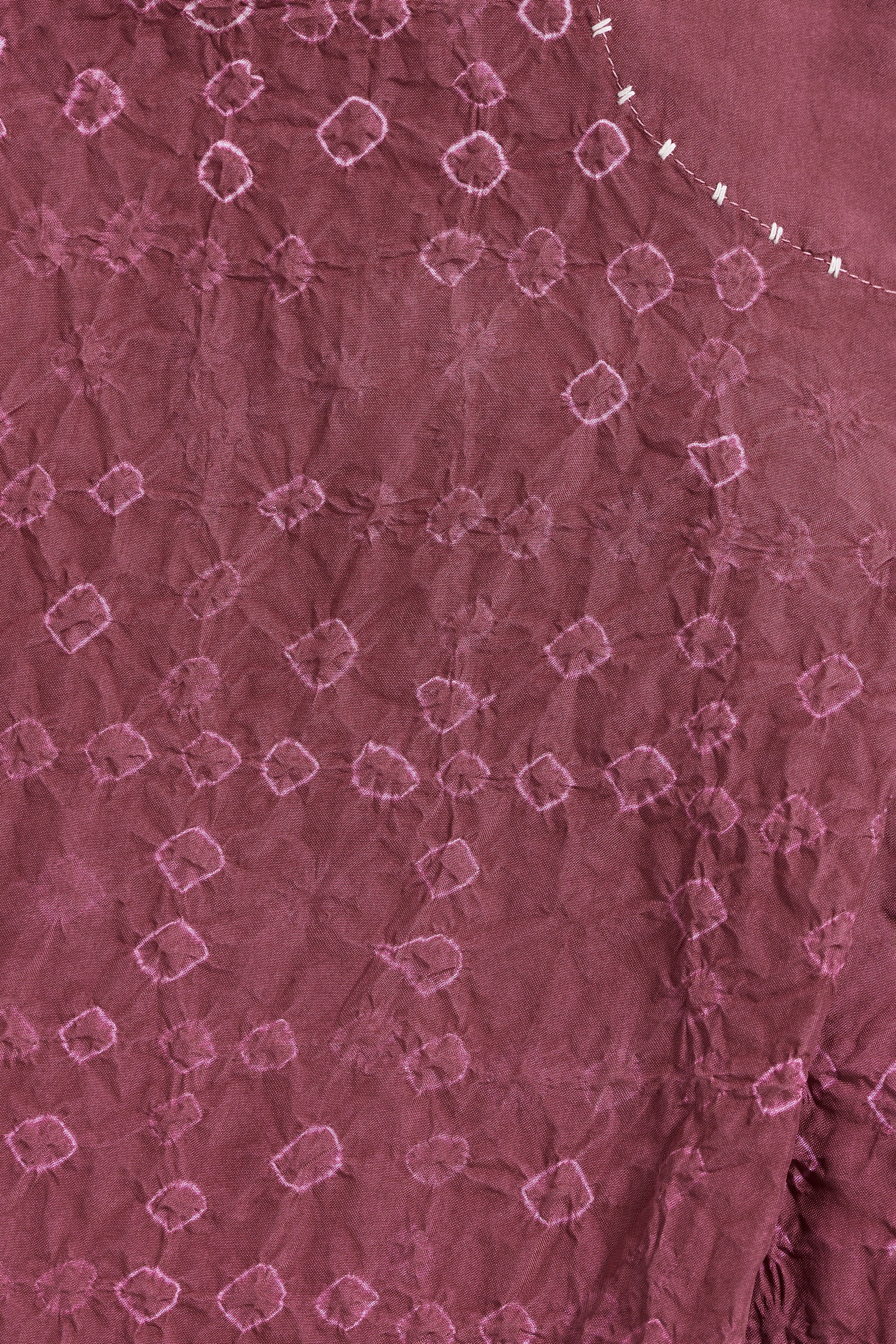 Close-up of a textured purple fabric