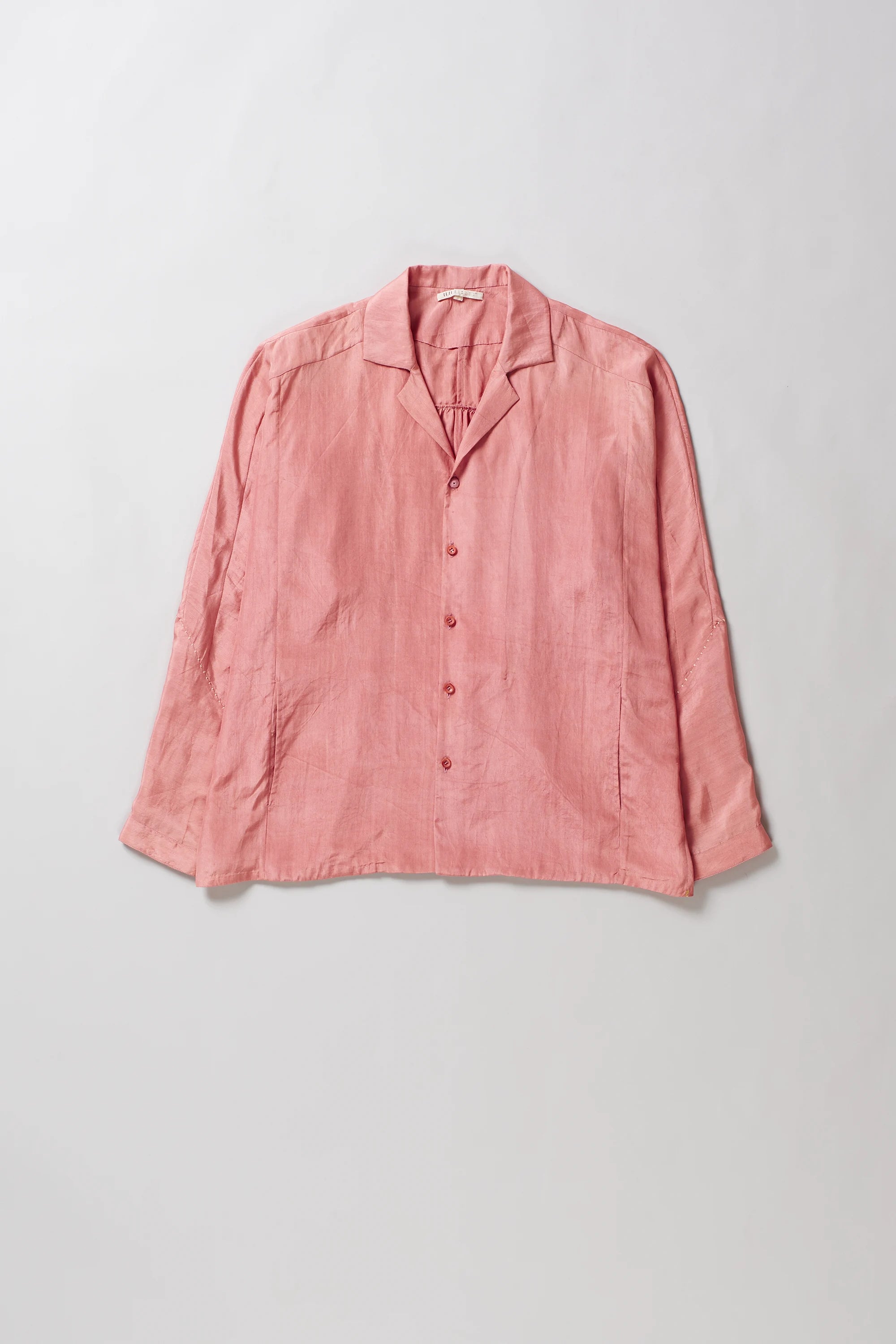 Chalk pink Silk Shirt