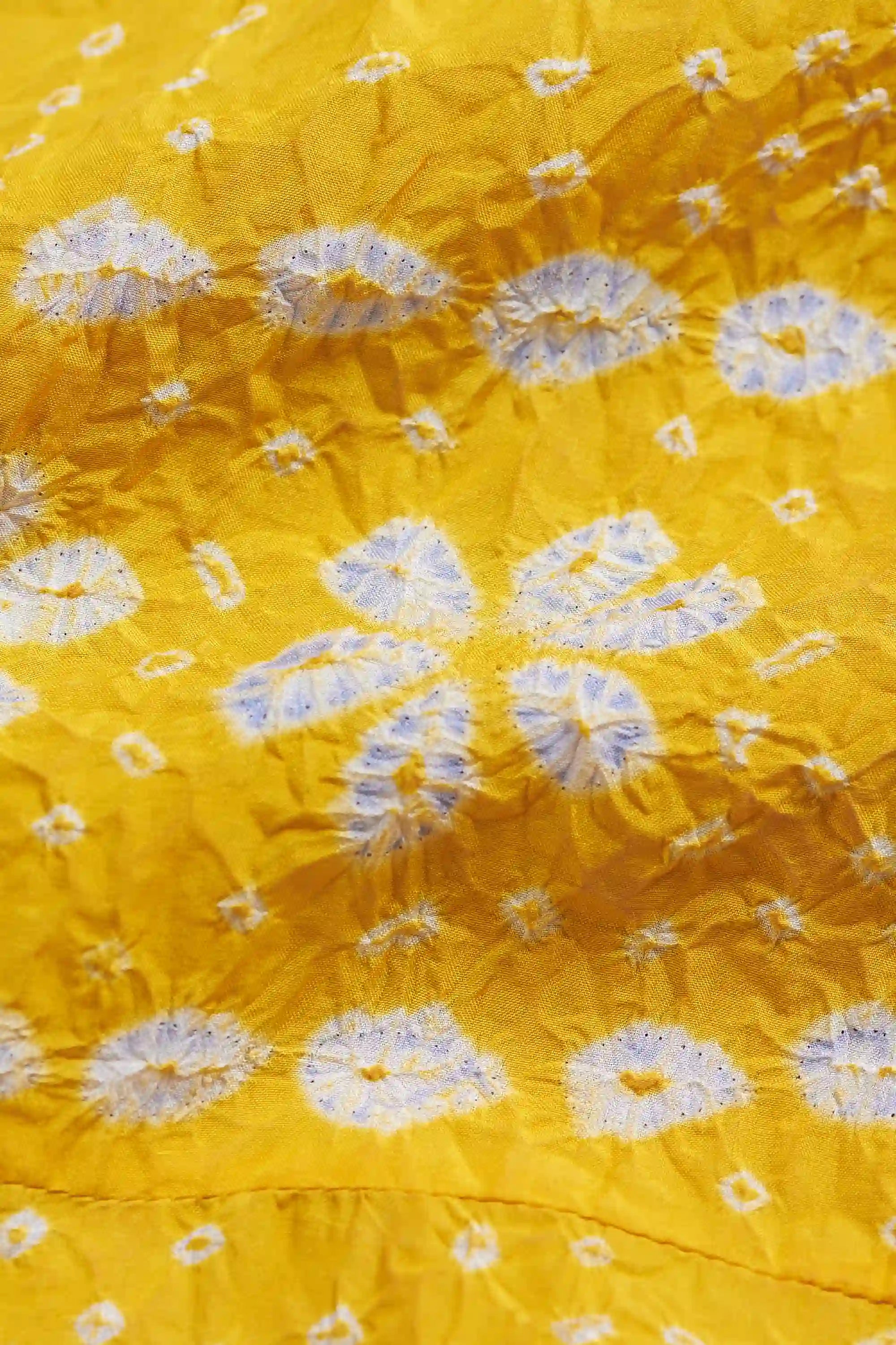 SILK BLEND MULTI COLOUR SHIBORI DRESS