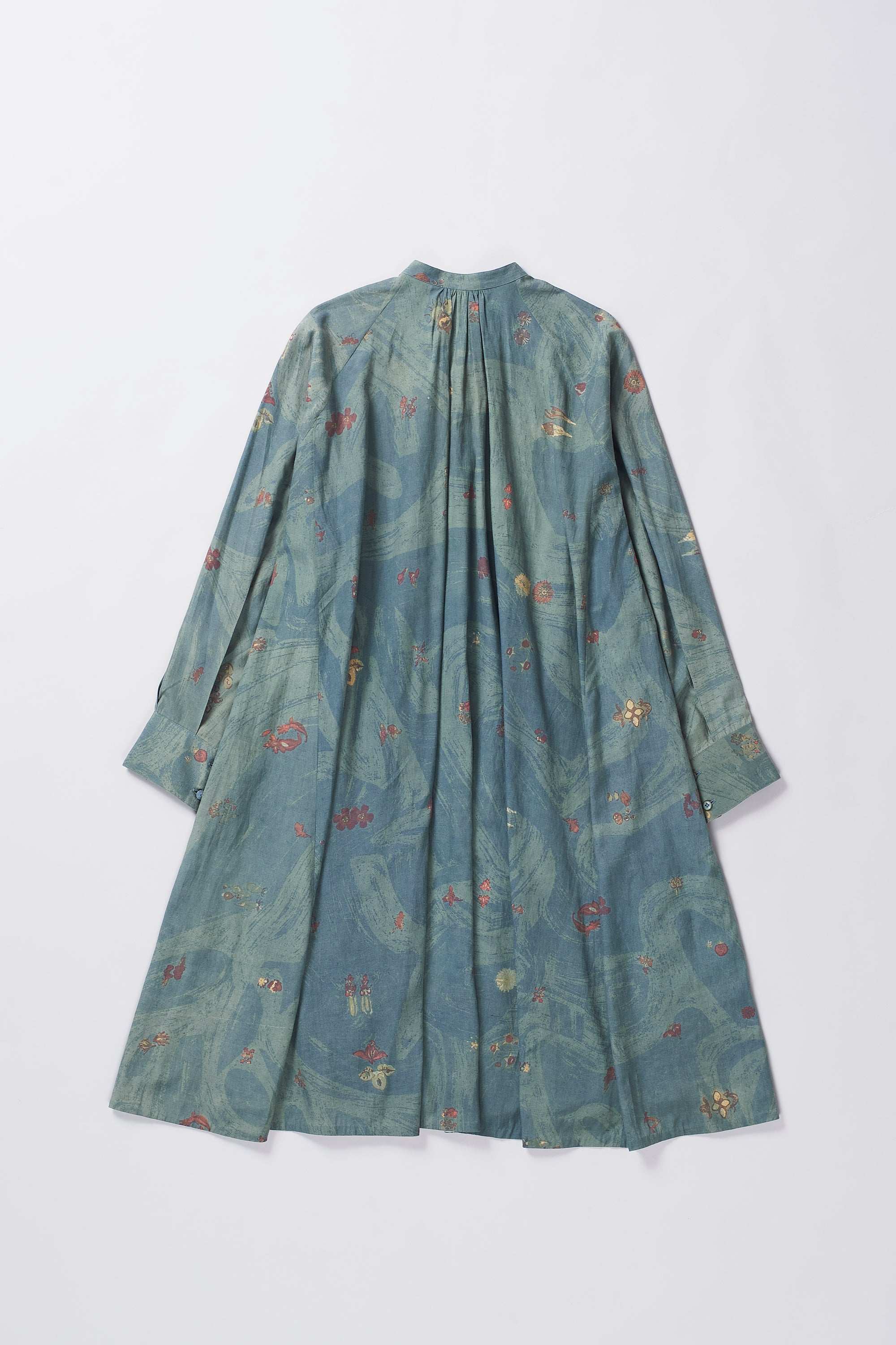 LEAF GREEN UNISEX SHIRT DRESS
