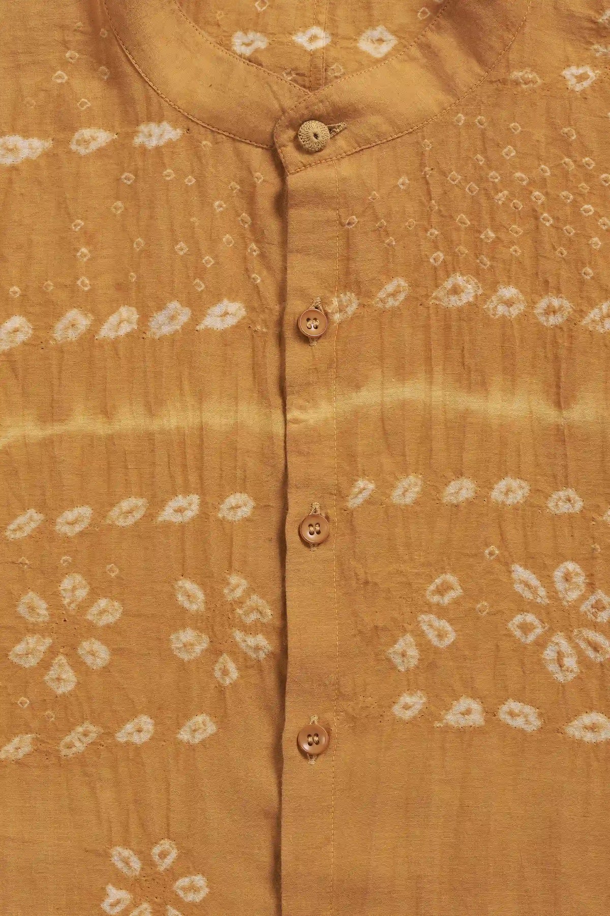 Mcover Mustrad Yellow Relaxed Shirt