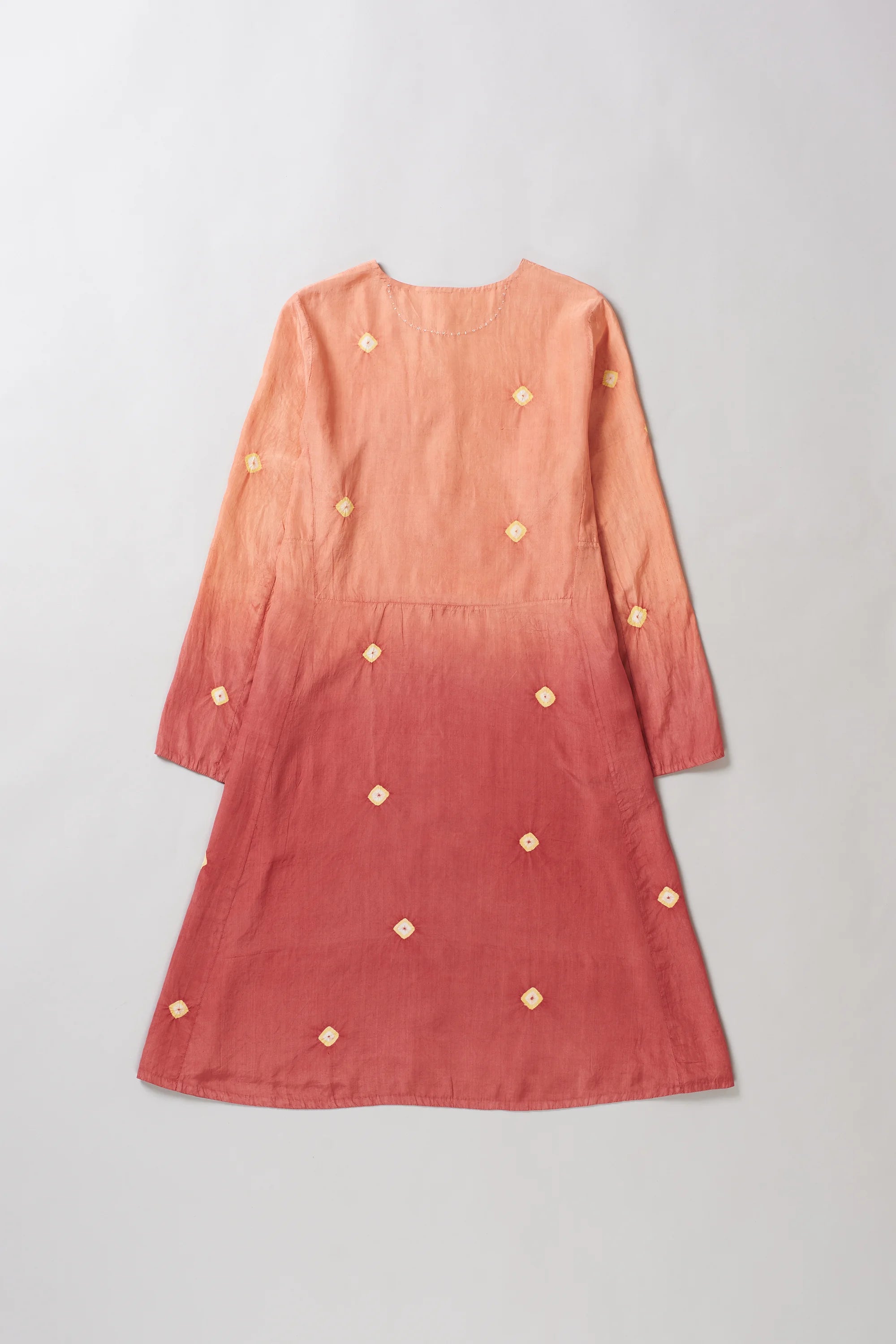Hibiscus Multicolor Silk Dress