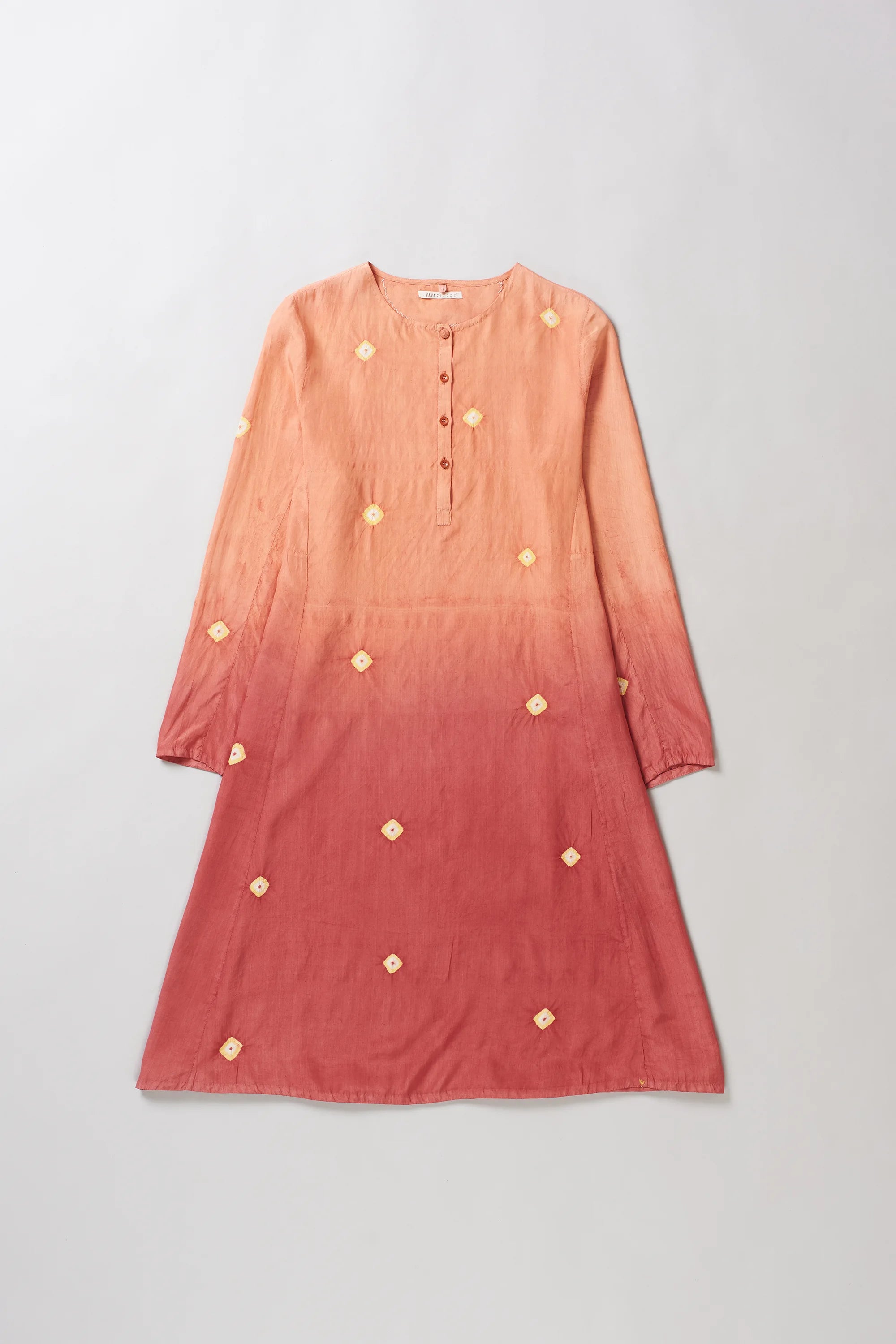 Hibiscus Multicolor Silk Dress