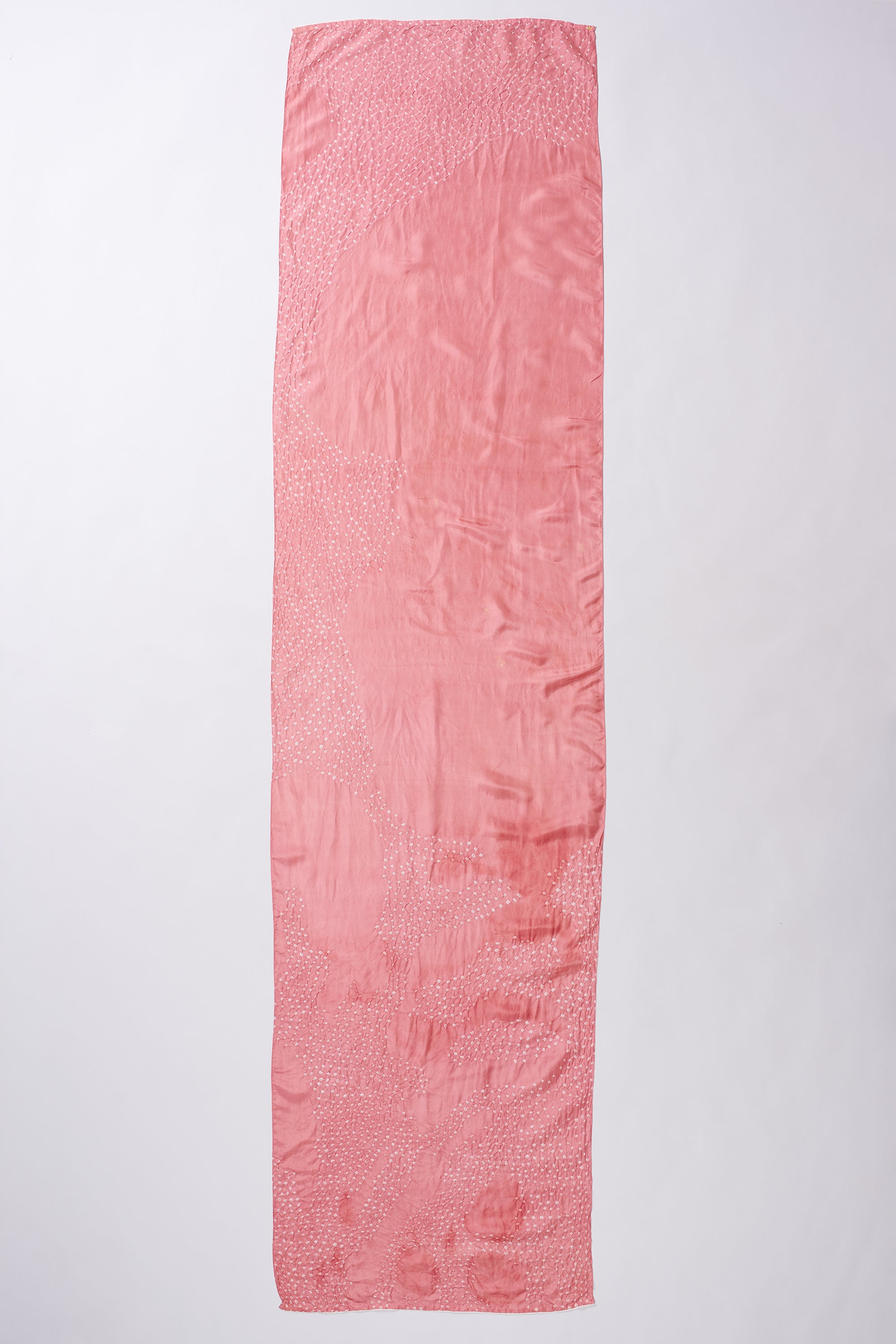 Pink textured fabric