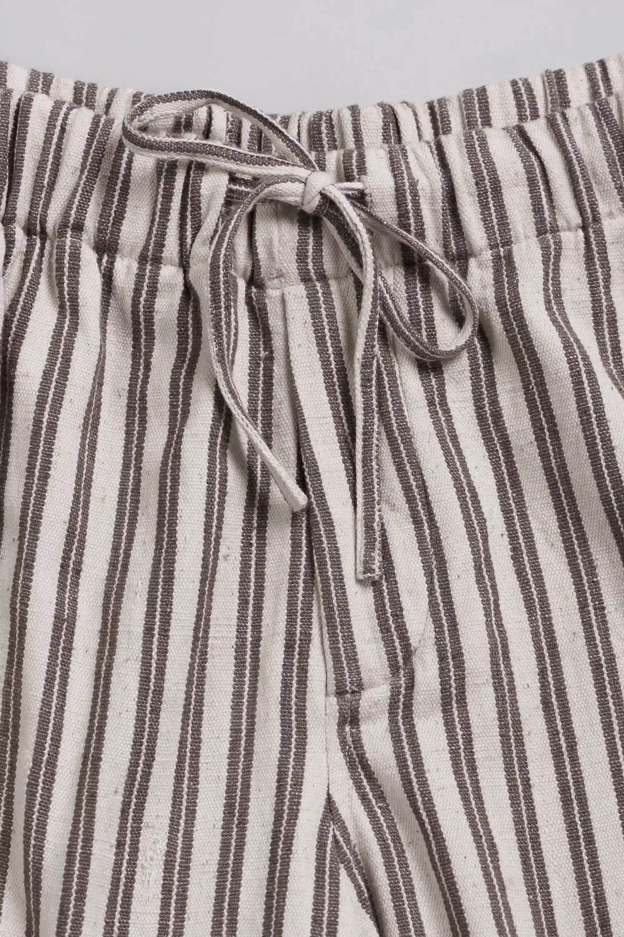 Fabric close-up with drawstring