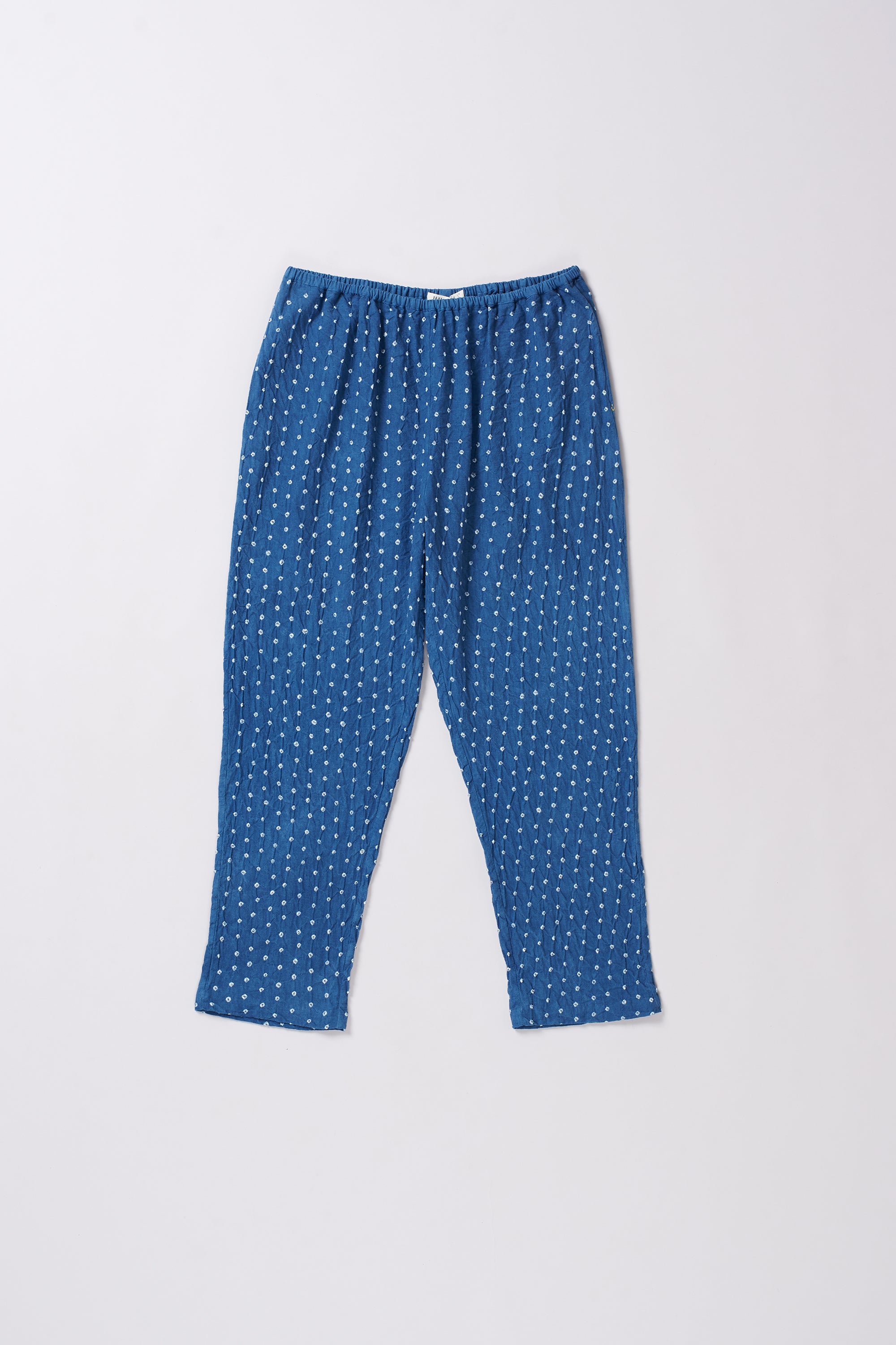 ELASTICATED WAIST COTTON PANT