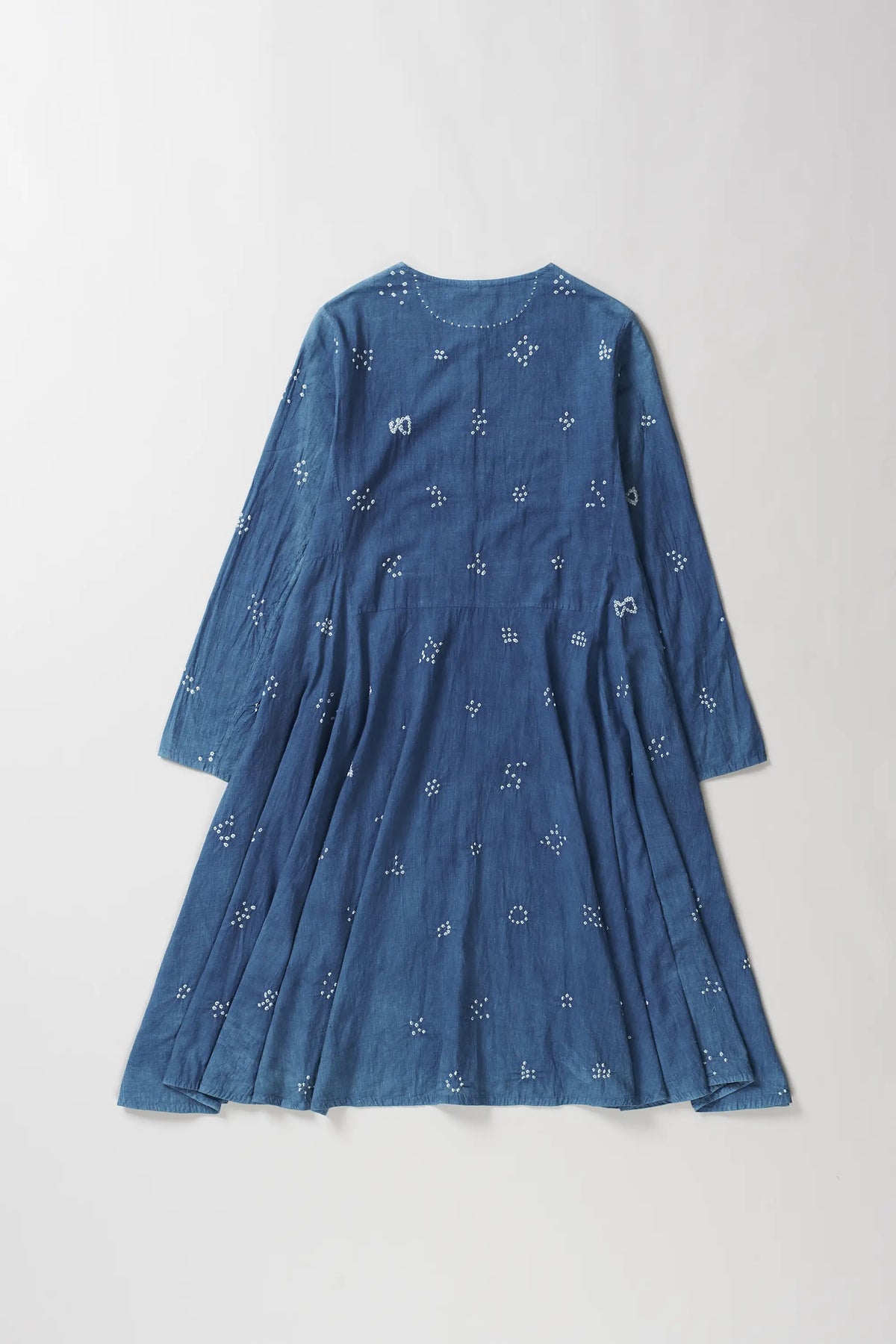 Medium Indigo Bandhani Dress