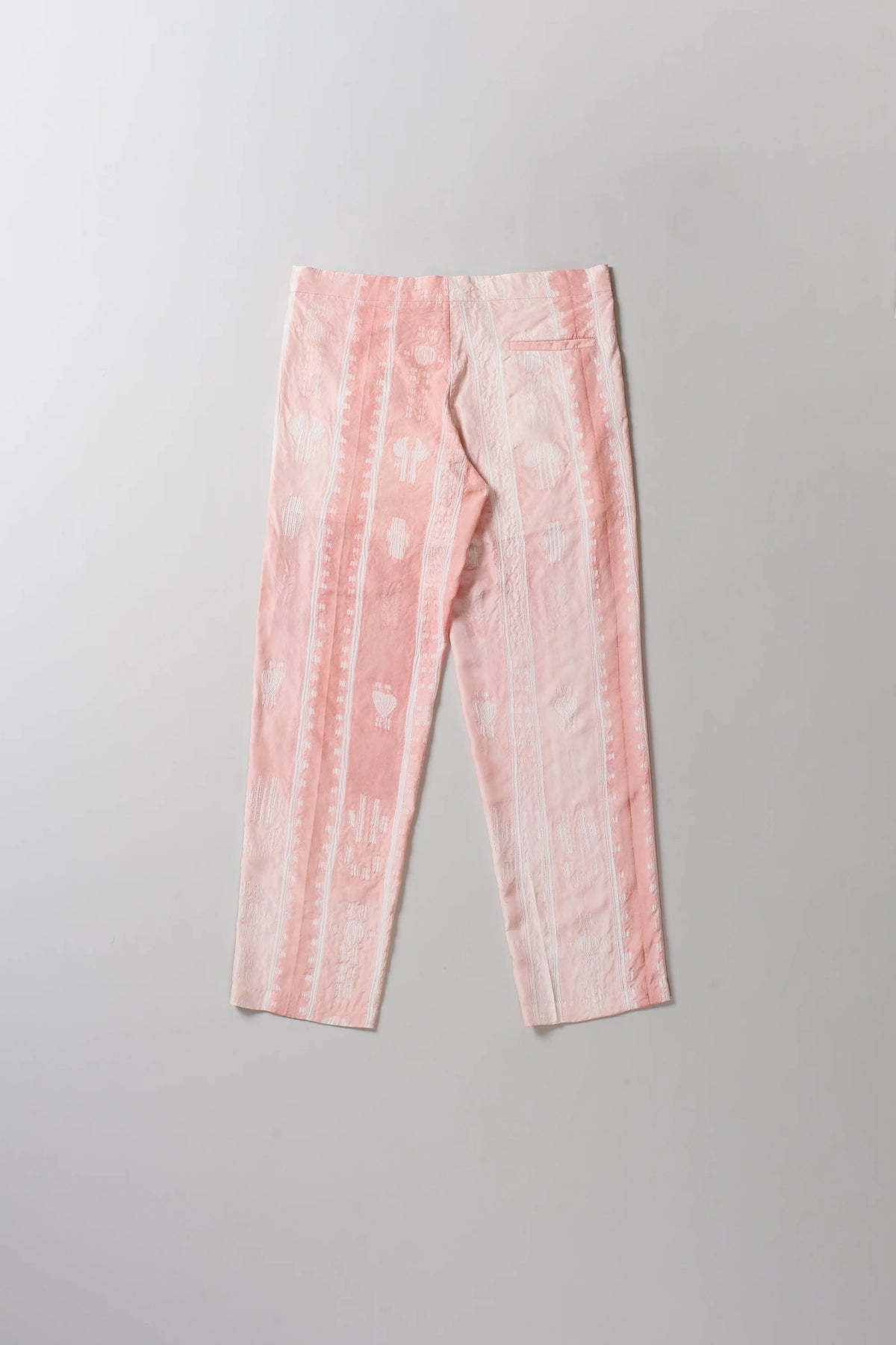 Chalk Pink Silk Shibori Pant