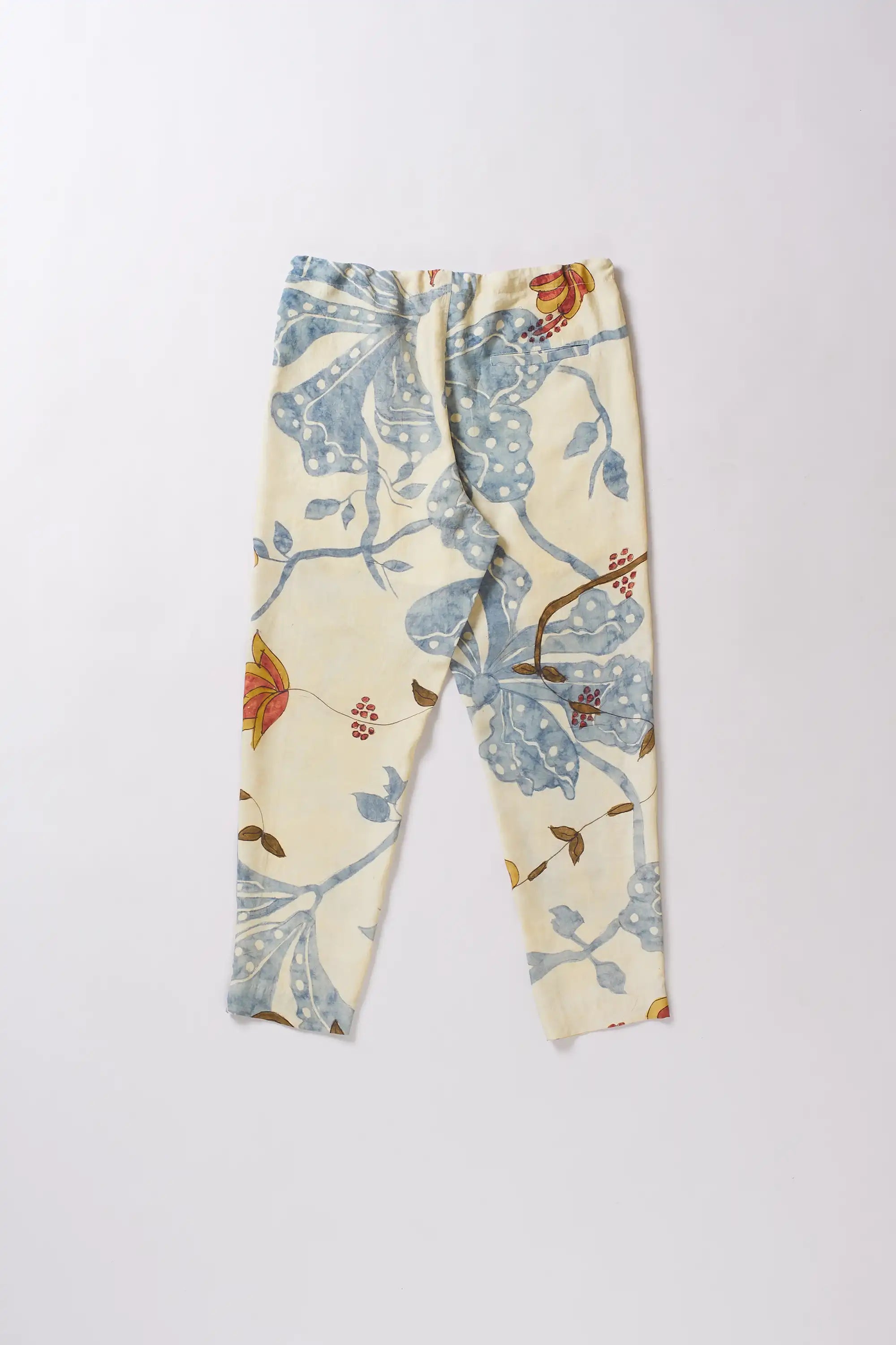 Whiskey Gold Hand Paint Silk Trouser