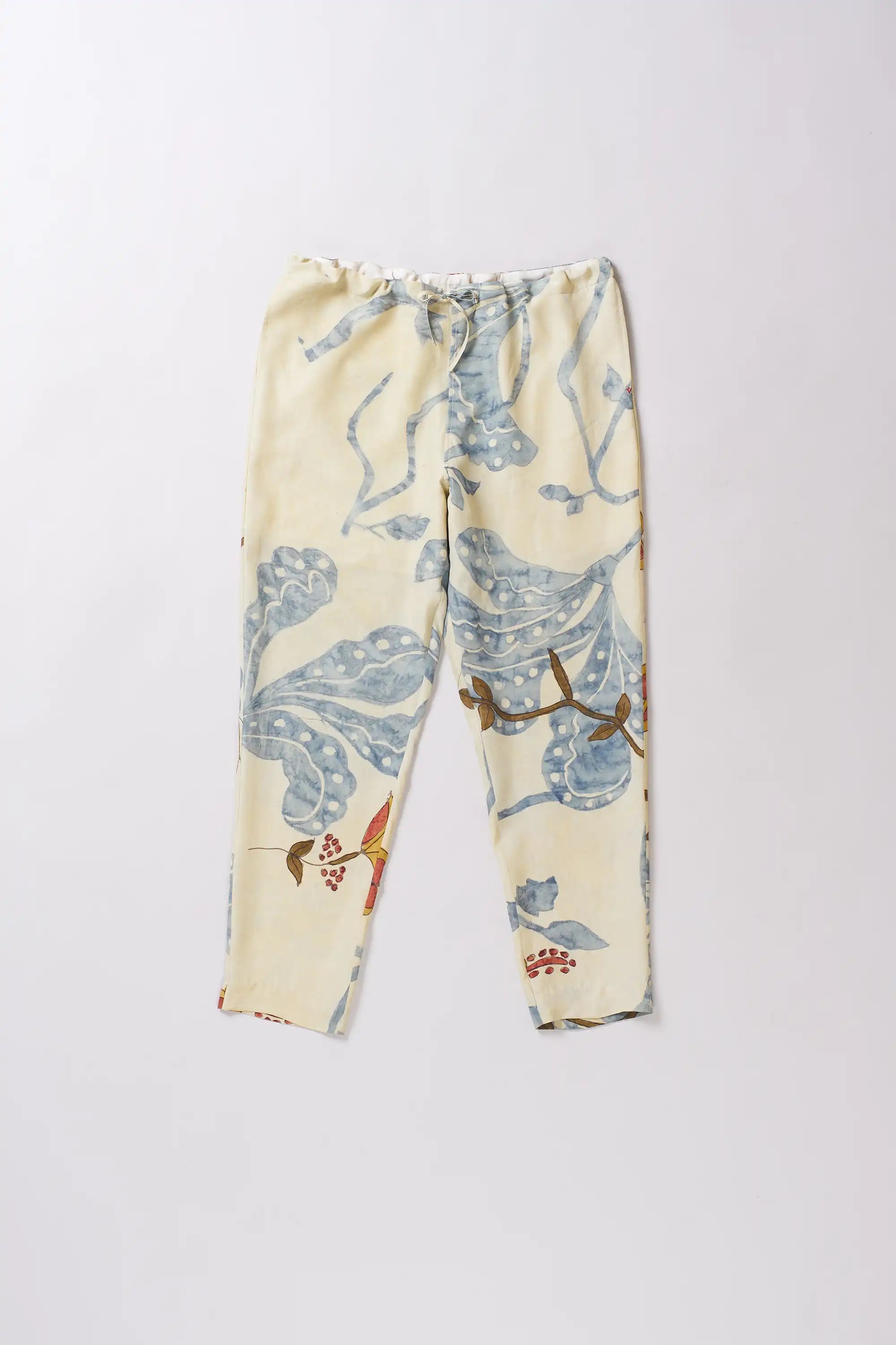 Whiskey Gold Hand Paint Silk Trouser